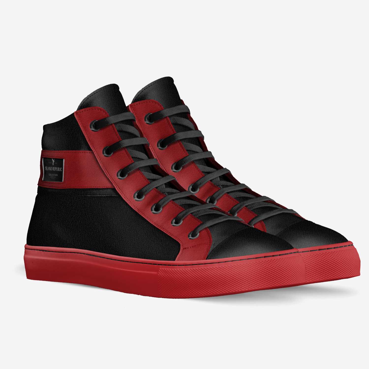 Island Republic custom made in Italy shoes by Dwayne Lennard | Double view