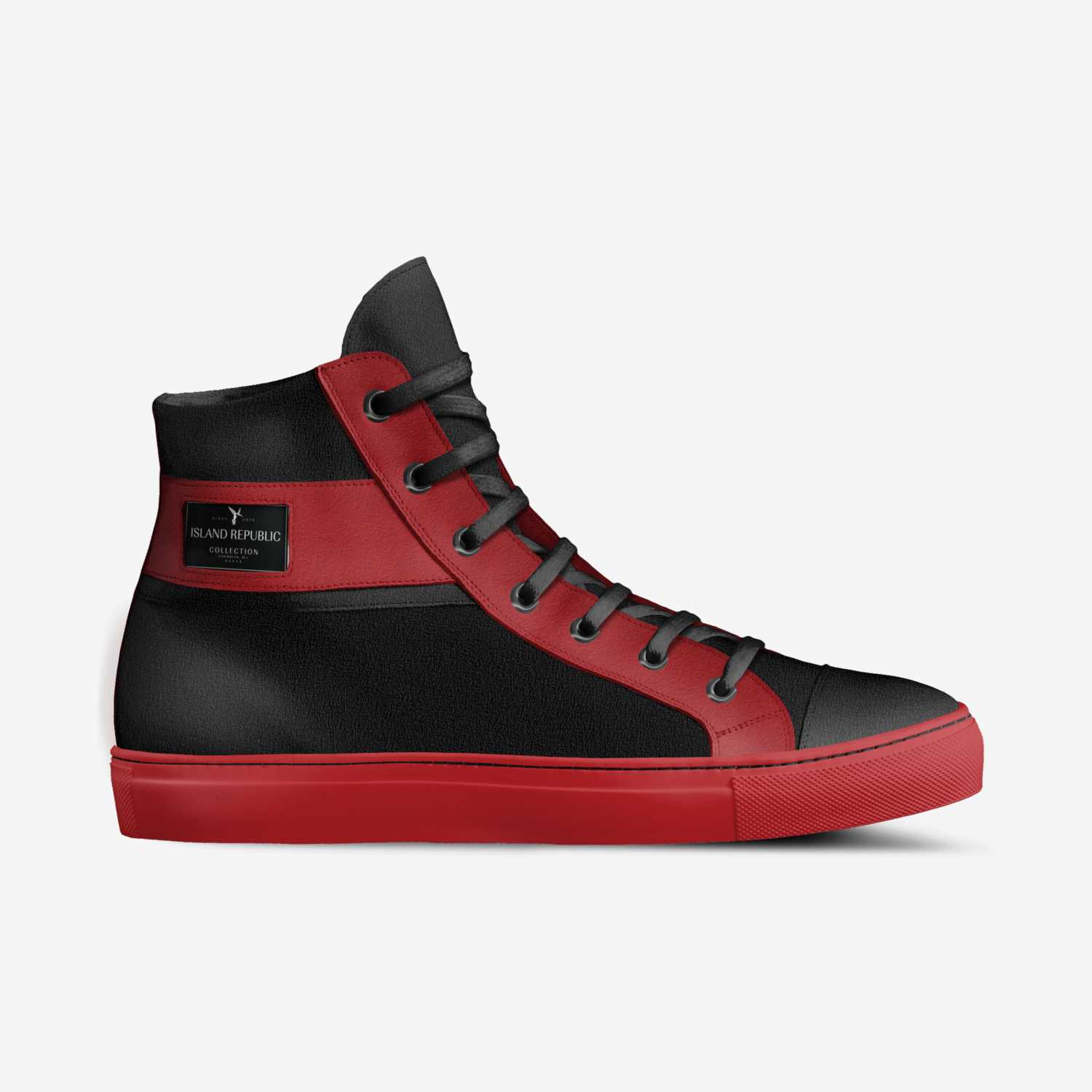 Island Republic custom made in Italy shoes by Dwayne Lennard | Side view