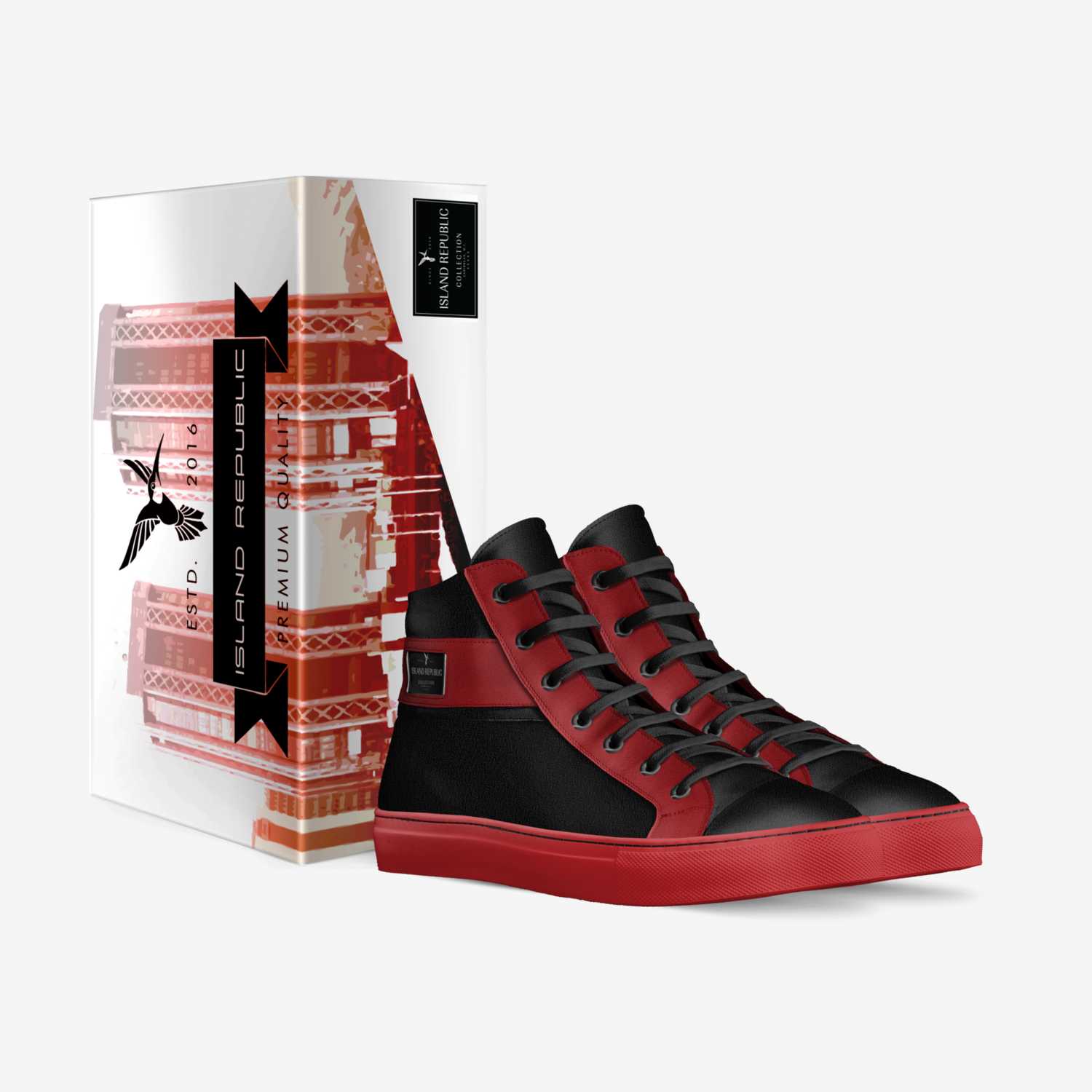 Island Republic custom made in Italy shoes by Dwayne Lennard | Box view