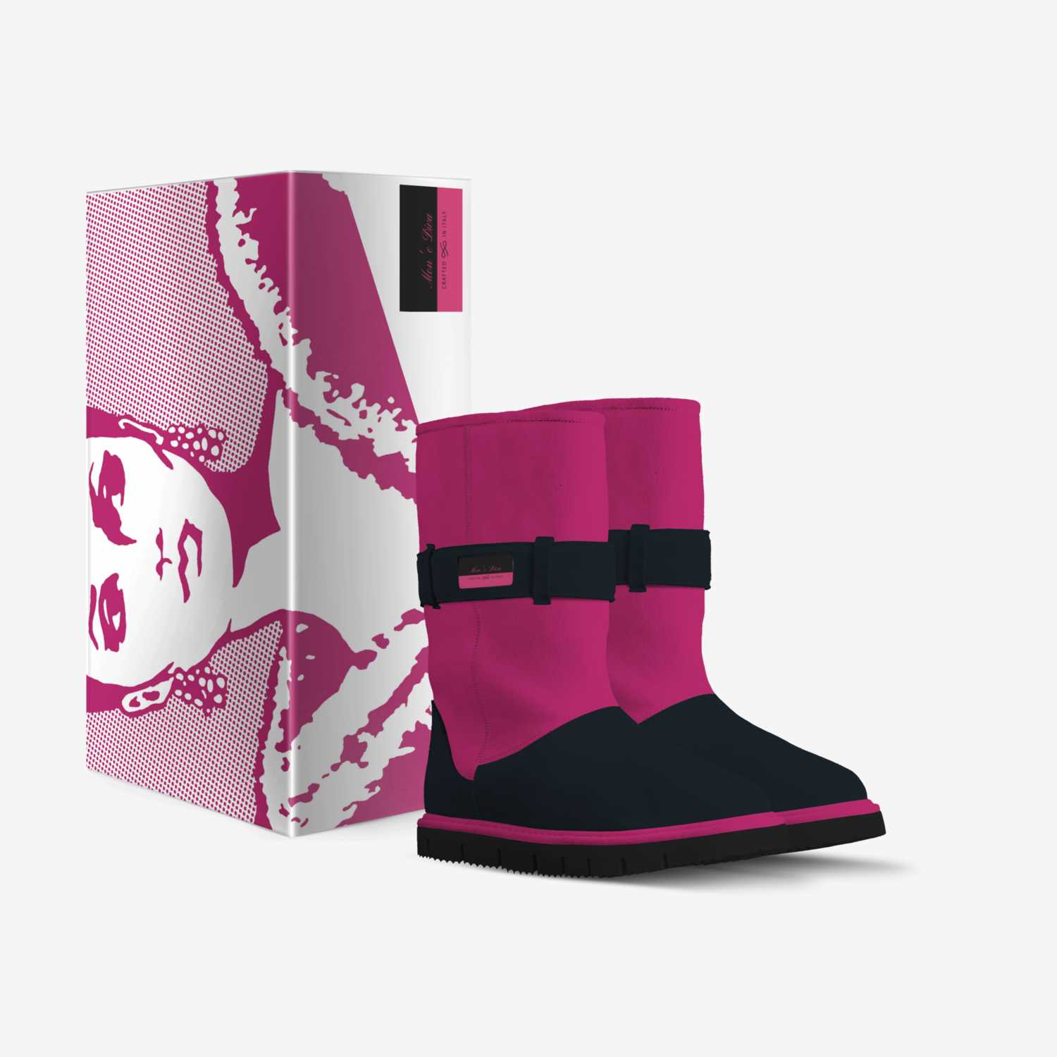 Mon'e Diva custom made in Italy shoes by John Dough | Box view