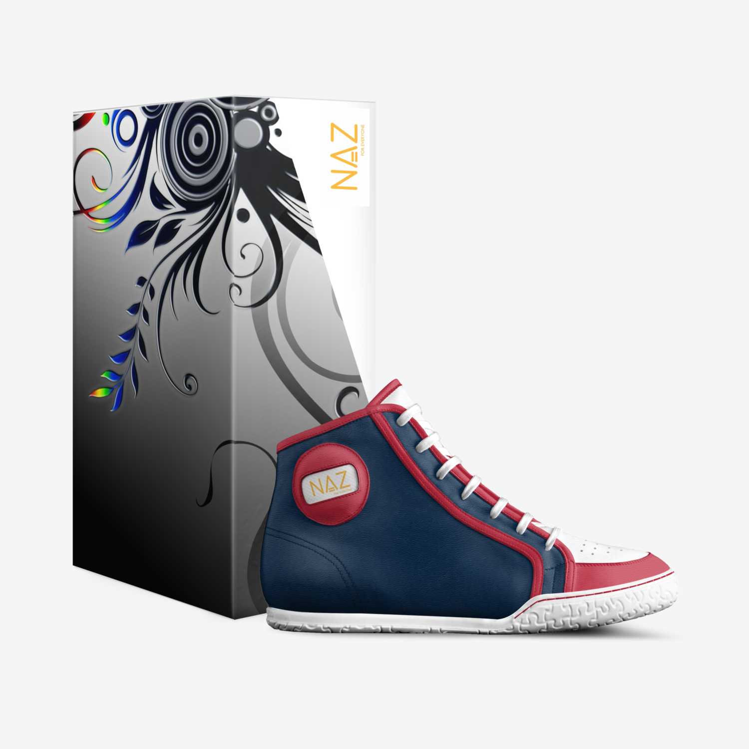 Naz custom made in Italy shoes by Nazeer Essop | Box view