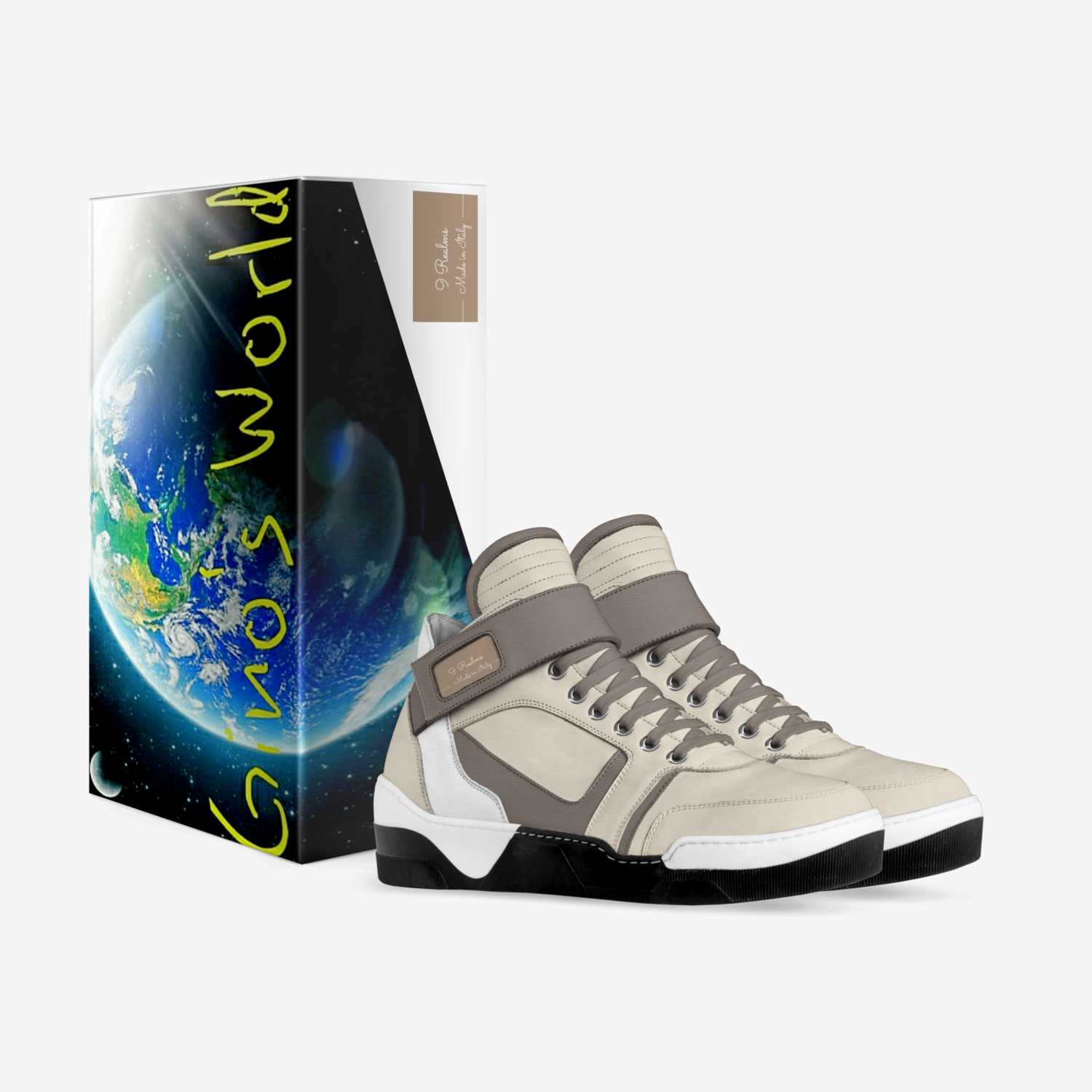 9 Realms  custom made in Italy shoes by Michael Brown | Box view