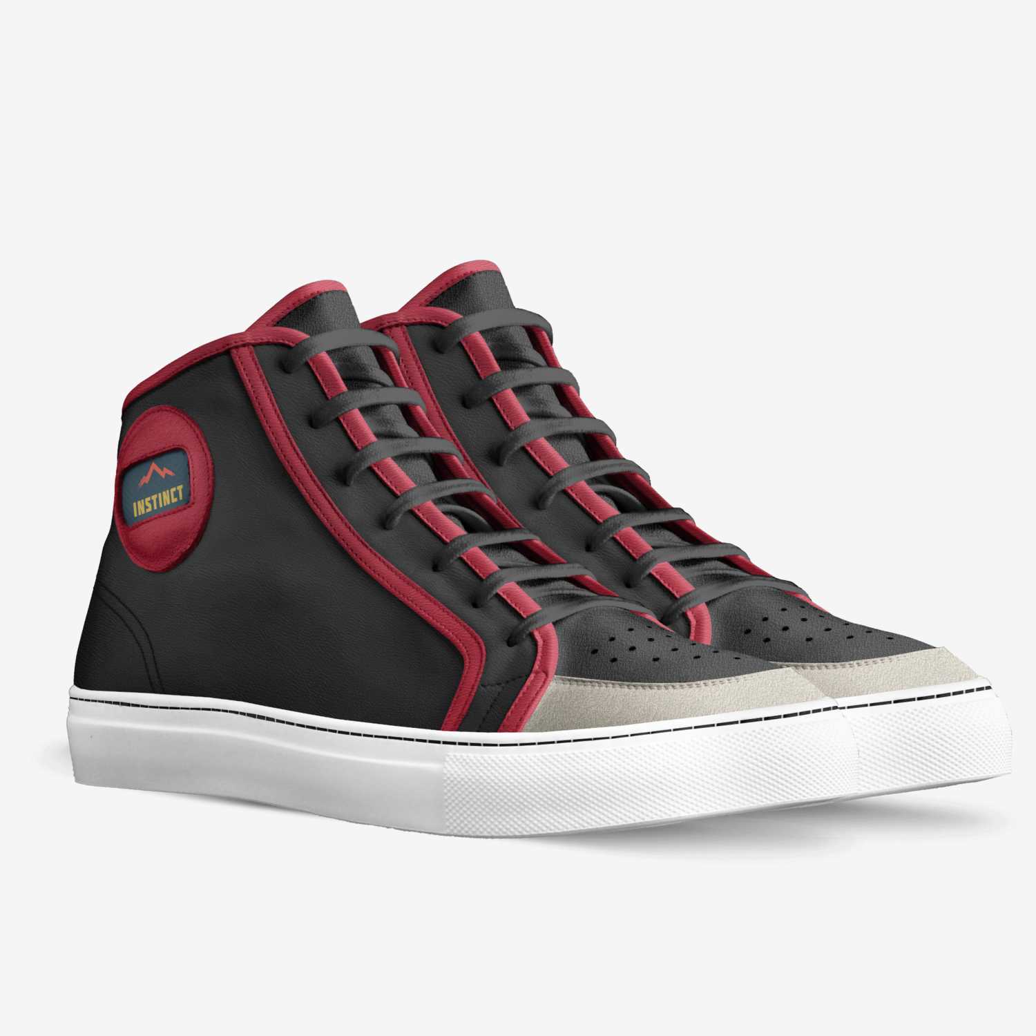 Instinct SneakerCo custom made in Italy shoes by Taulib Frazier | Double view