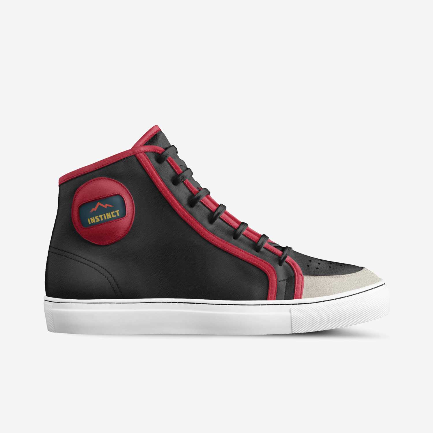 Instinct SneakerCo custom made in Italy shoes by Taulib Frazier | Side view