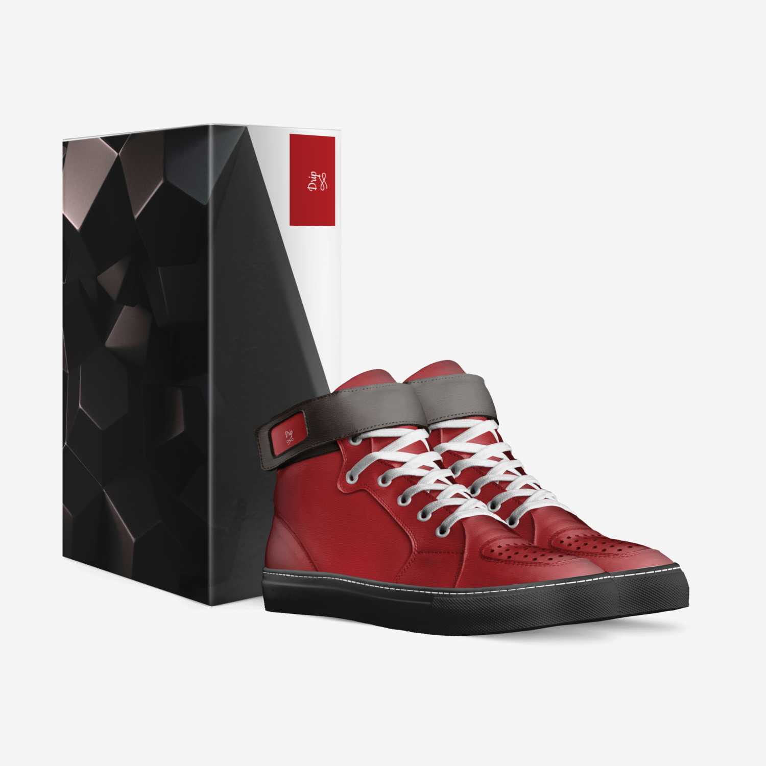 Drip custom made in Italy shoes by Sharonda Waddell | Box view