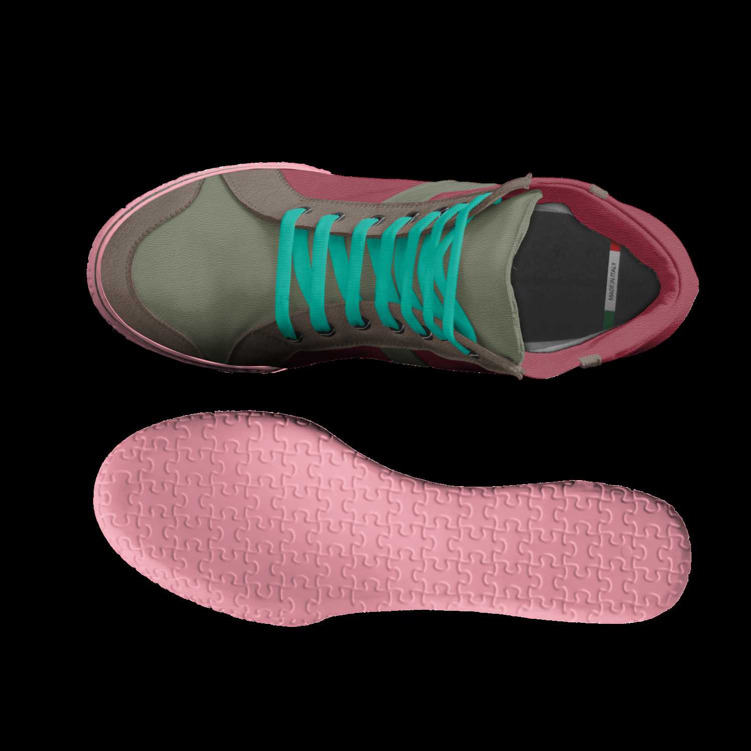 Rasby Bubble Gum A Custom Shoe concept by E. Mccalla