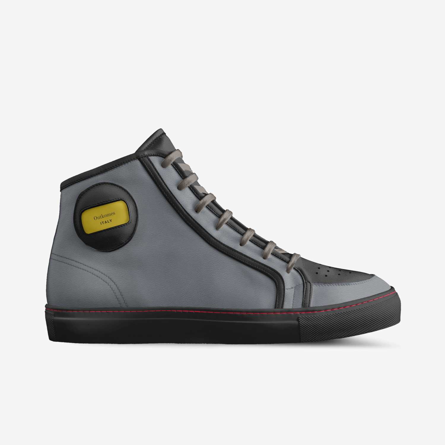 Outkomes custom made in Italy shoes by Jeremy Codjoe | Side view