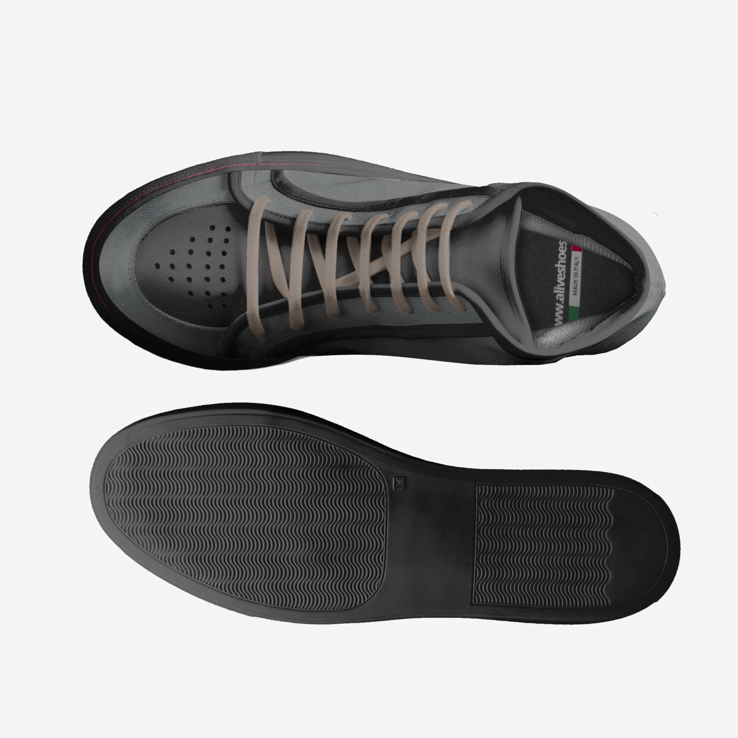 Outkomes custom made in Italy shoes by Jeremy Codjoe | Top view