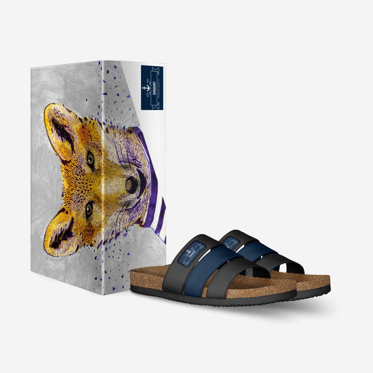 Shamari7 custom made in Italy shoes by S. J. Lewis | Box view
