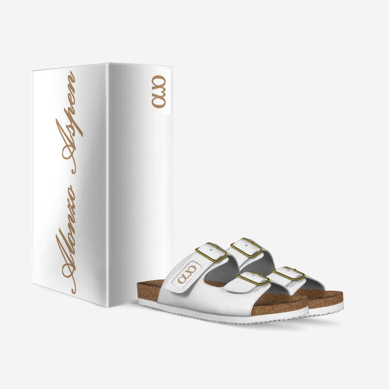 Alonzo Aspen custom made in Italy shoes by John Curtis | Box view
