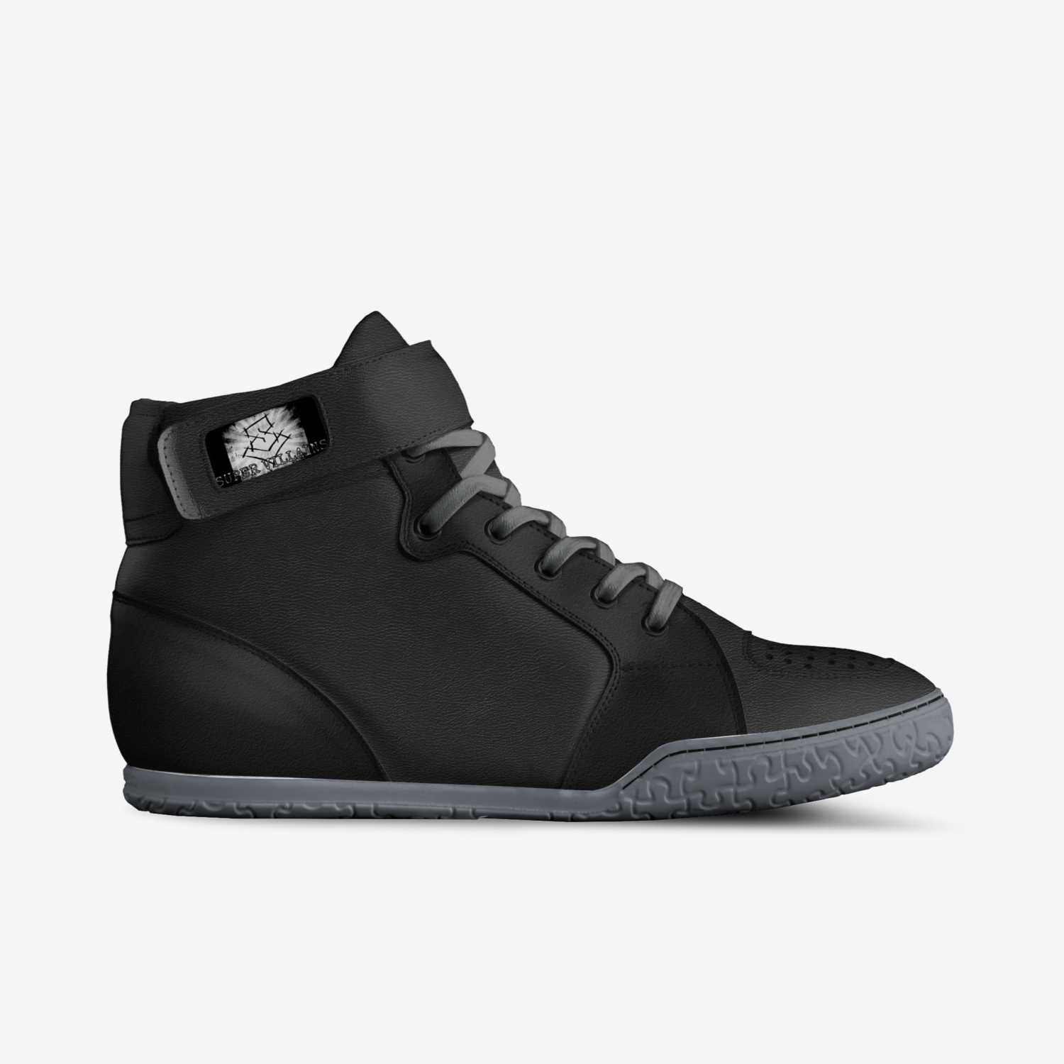 Super Villain Blackout custom made in Italy shoes by Bryan Thomas | Side view