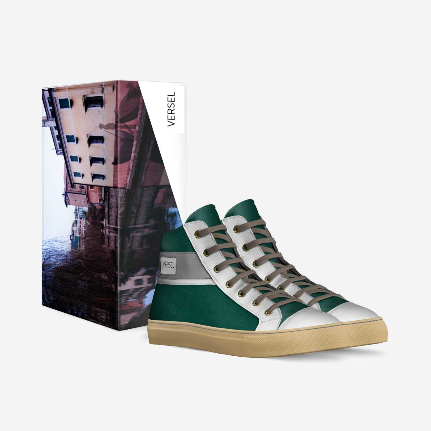 Versel custom made in Italy shoes by Joshua Tate | Box view