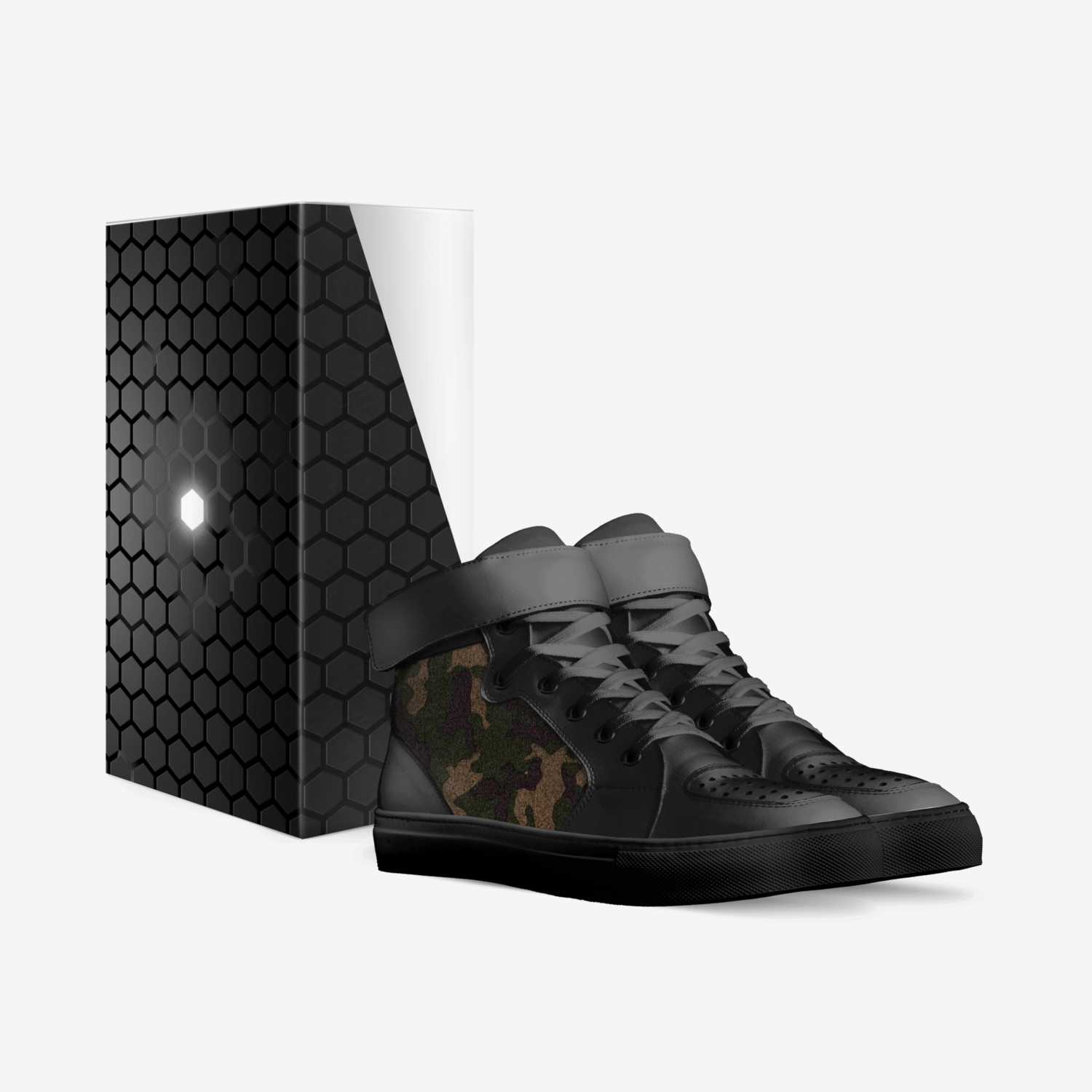 Digtal-Blackout custom made in Italy shoes by Frank Lamar | Box view