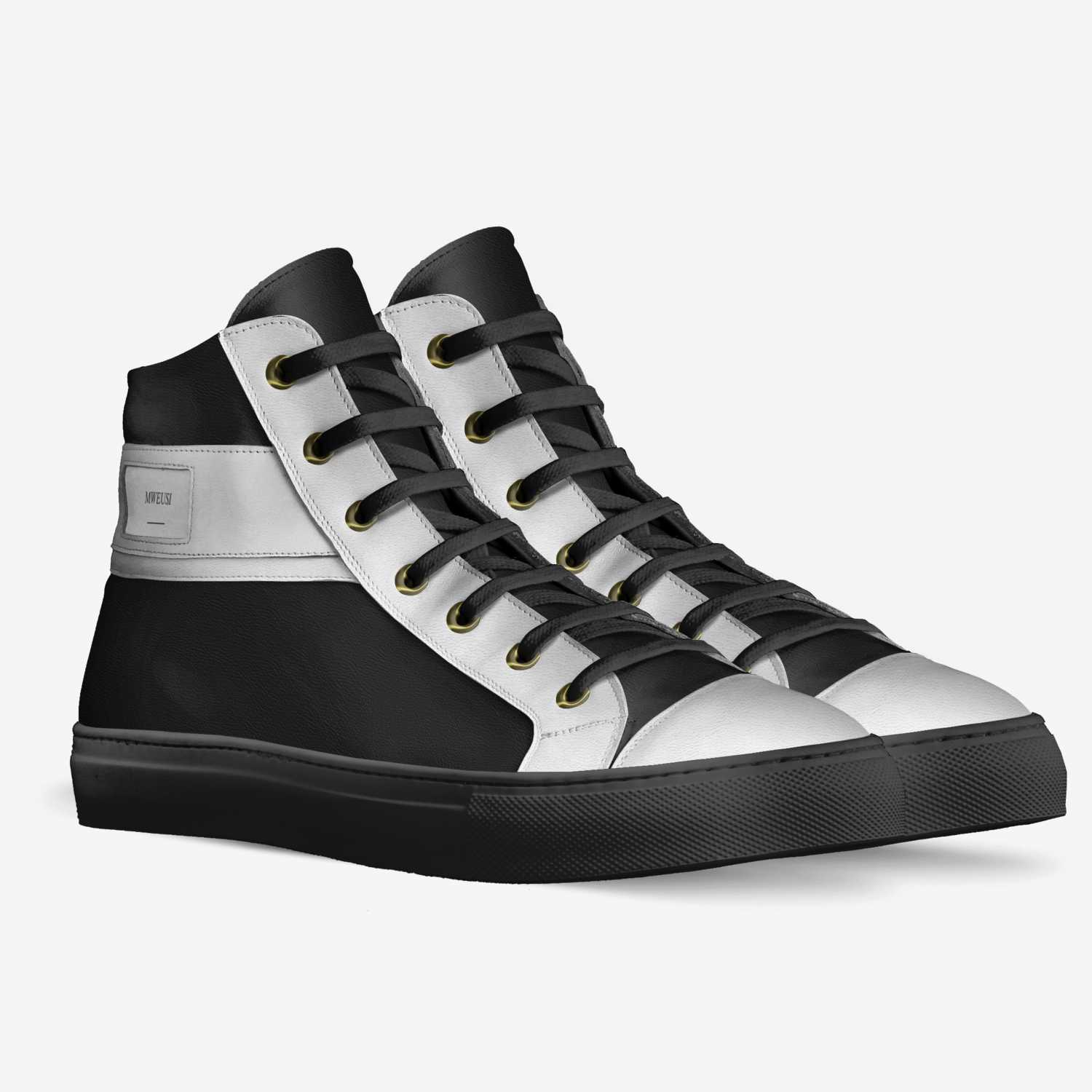 Mweusi custom made in Italy shoes by Cedric & Jonathan Menga | Double view