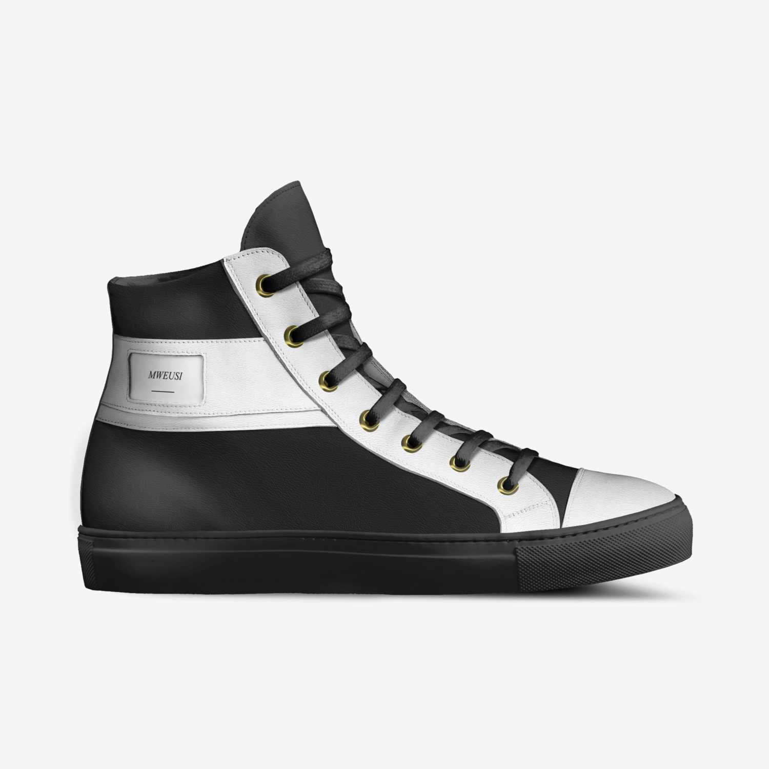 Mweusi custom made in Italy shoes by Cedric & Jonathan Menga | Side view