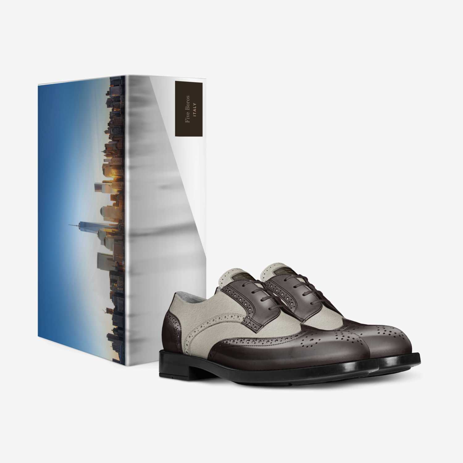 Five Boros custom made in Italy shoes by Cedric Streeter | Box view