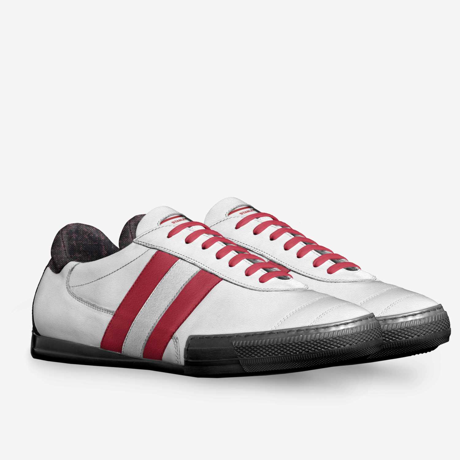 Stanley custom made in Italy shoes by Aaron S Mallory | Double view