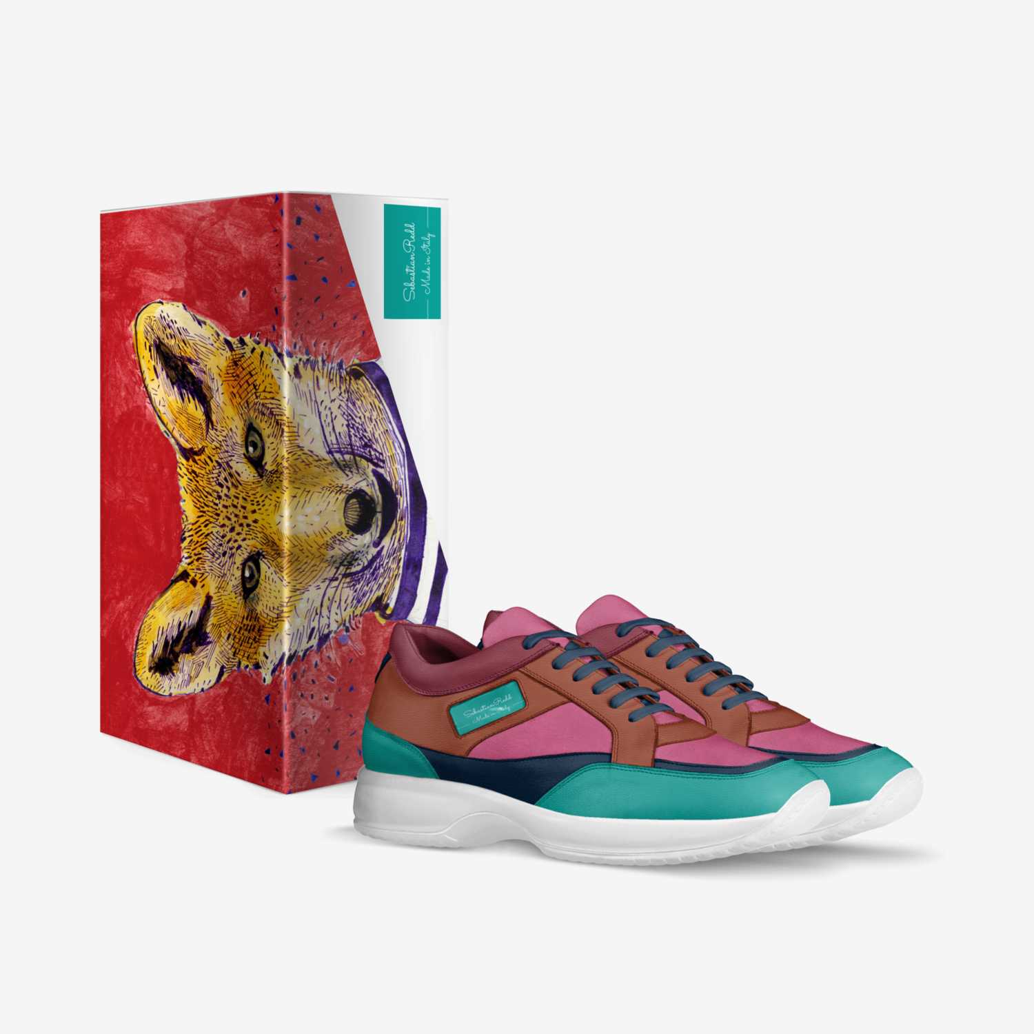 SebastianRedd custom made in Italy shoes by Tayvon Murray | Box view