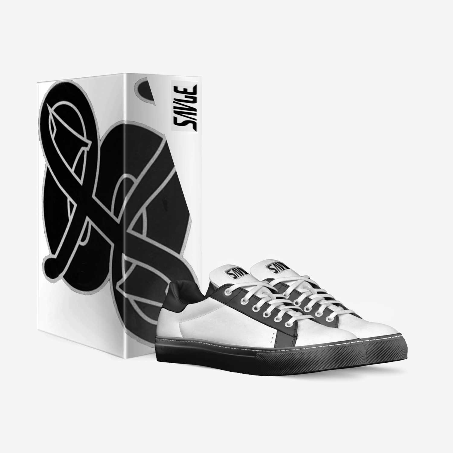 Savle custom made in Italy shoes by Marcel Washington | Box view
