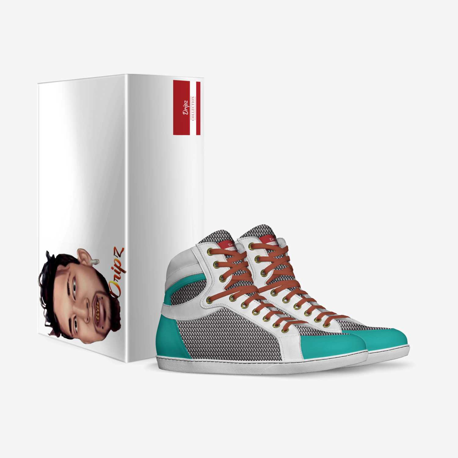 Dripz custom made in Italy shoes by Devin Akim-seu | Box view