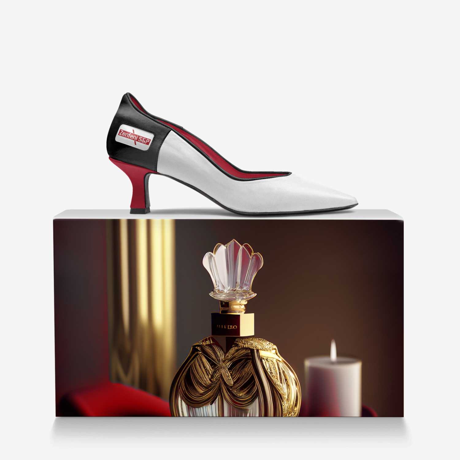 Zenfeni custom made in Italy shoes by Jahi Ali-bey | Over box view