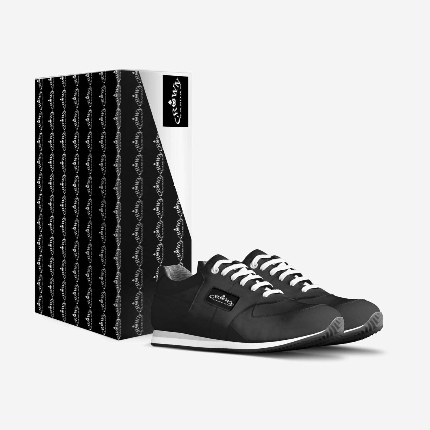 Black Ride custom made in Italy shoes by Crown Randam | Box view