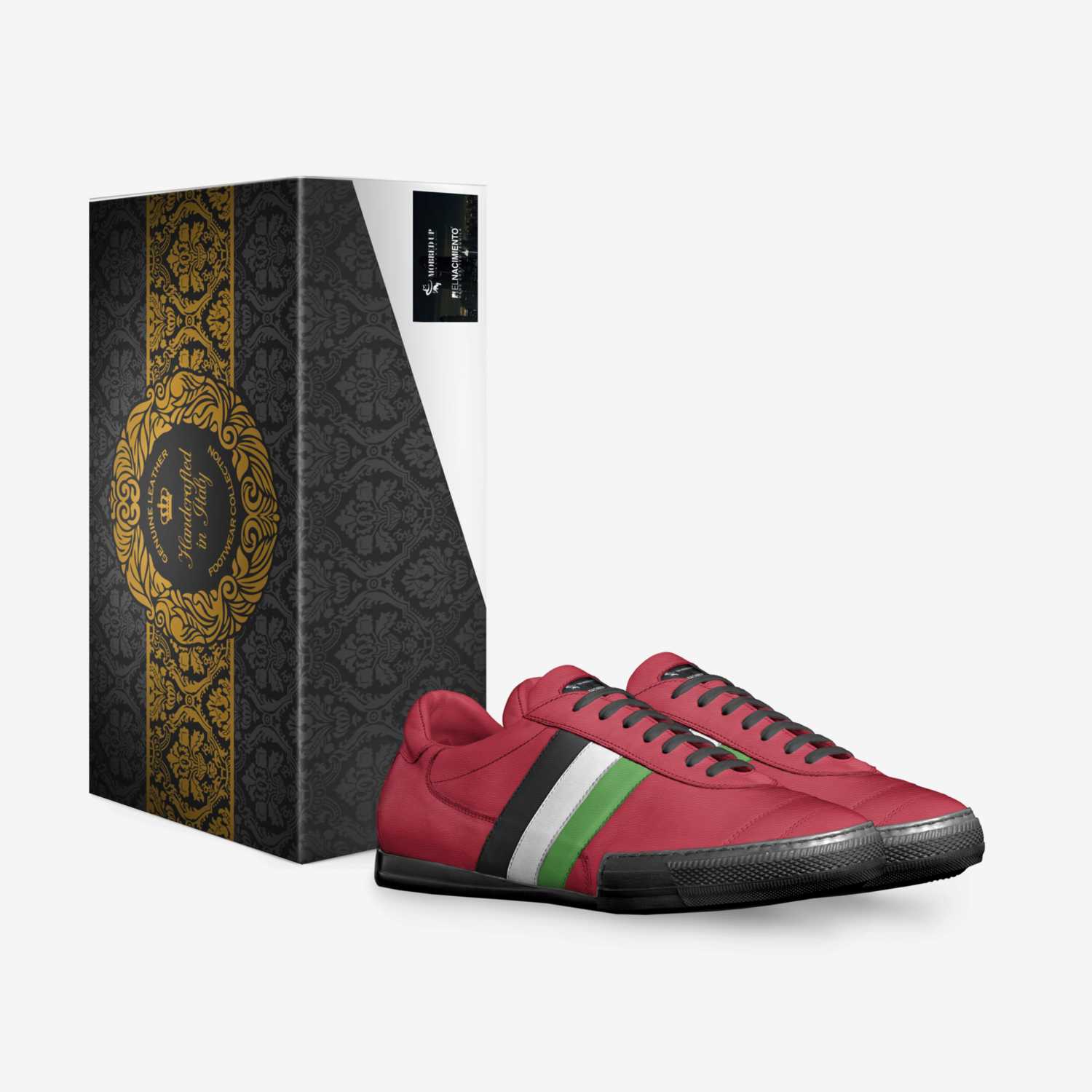 Arabb Luciano  custom made in Italy shoes by Gino Gallela | Box view