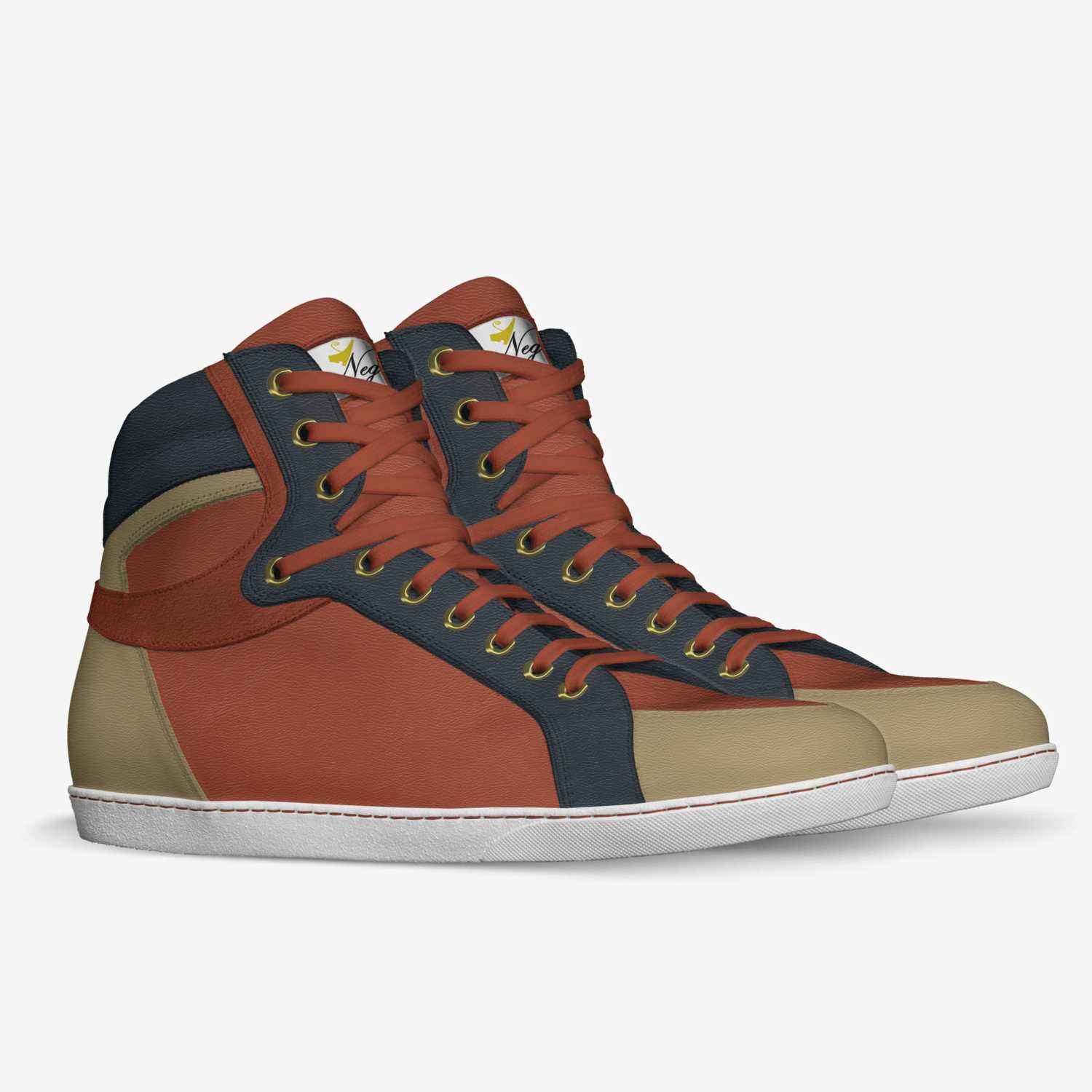 Negash Khnum custom made in Italy shoes by Rocklin Negash | Double view