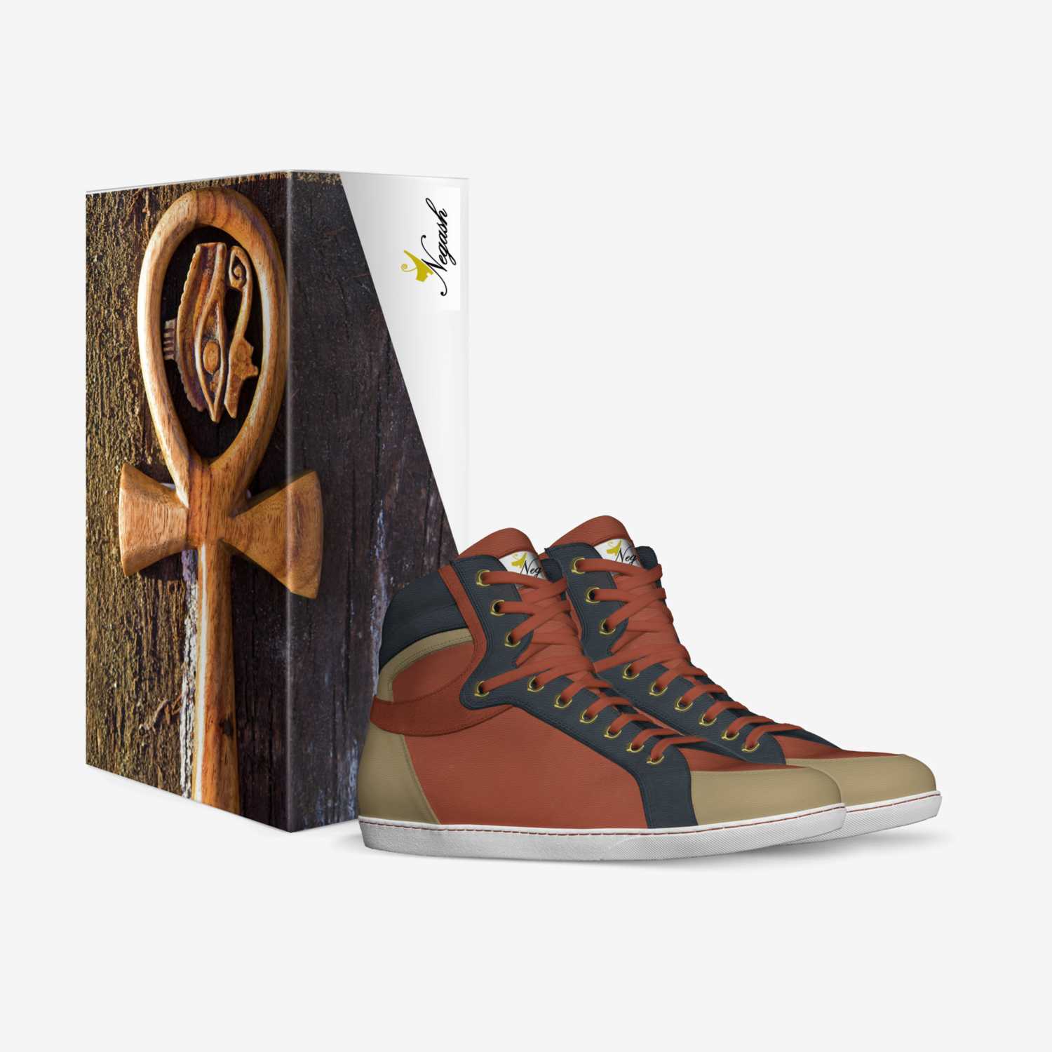 Negash Khnum custom made in Italy shoes by Rocklin Negash | Box view