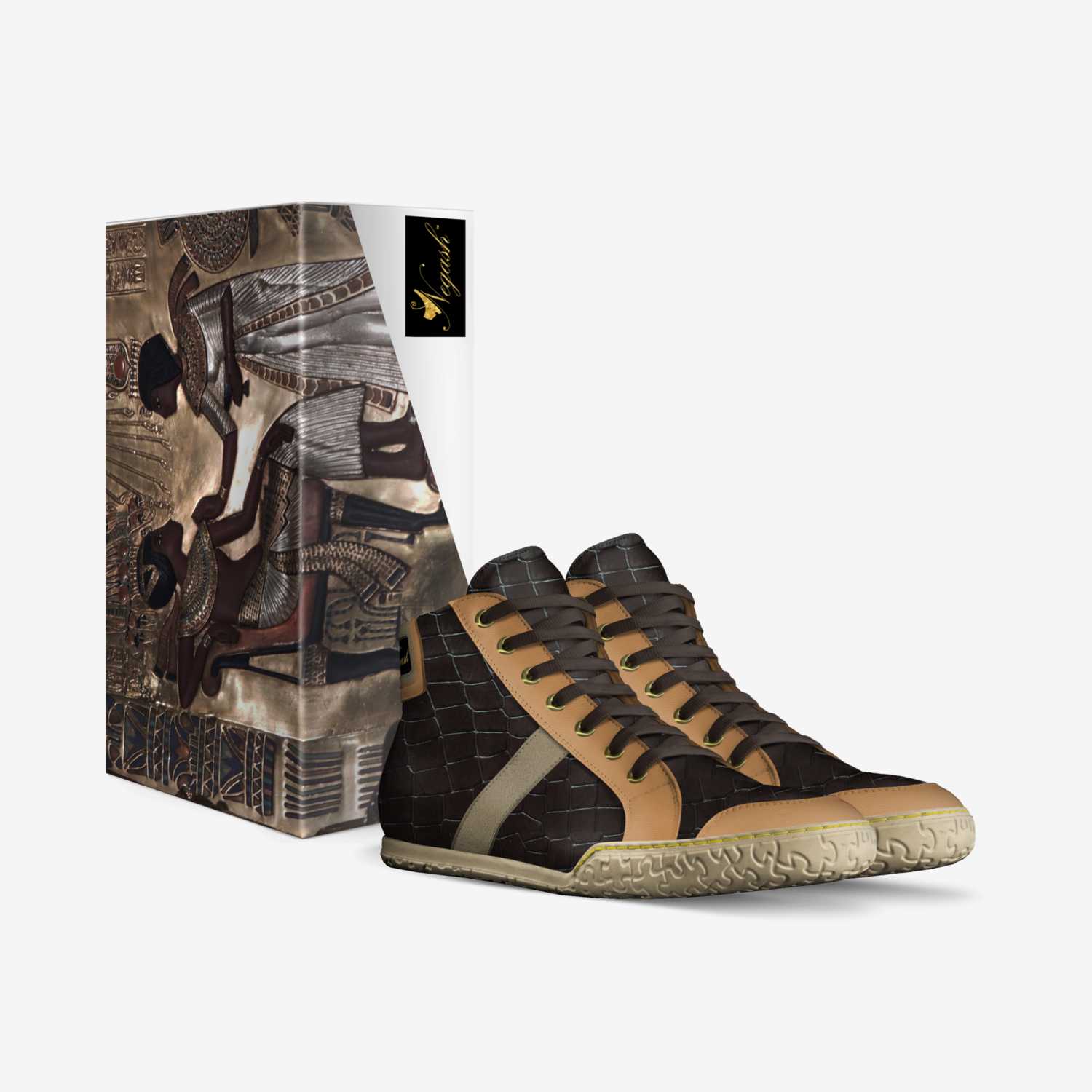 Negash Sobek custom made in Italy shoes by Rocklin Negash | Box view