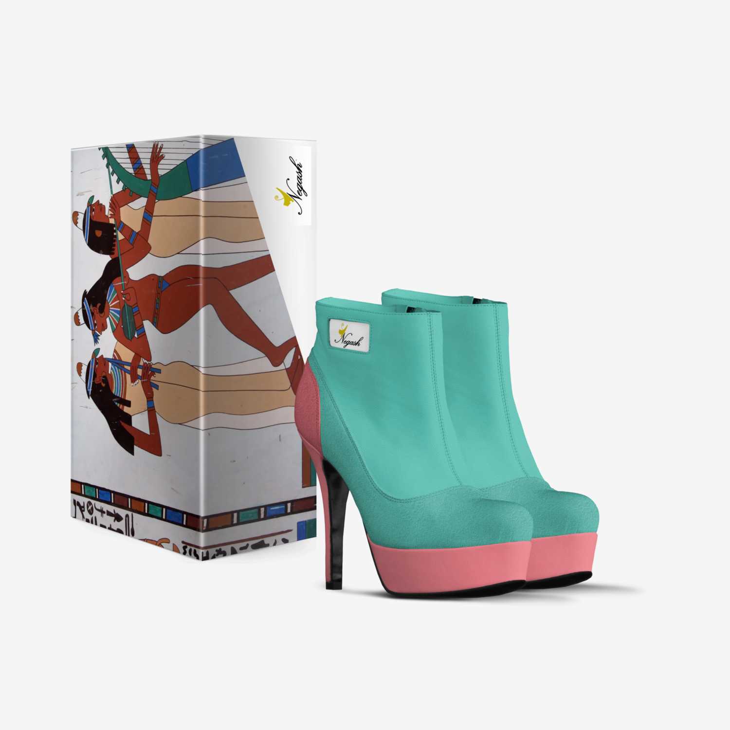 Negash Hathor custom made in Italy shoes by Rocklin Negash | Box view