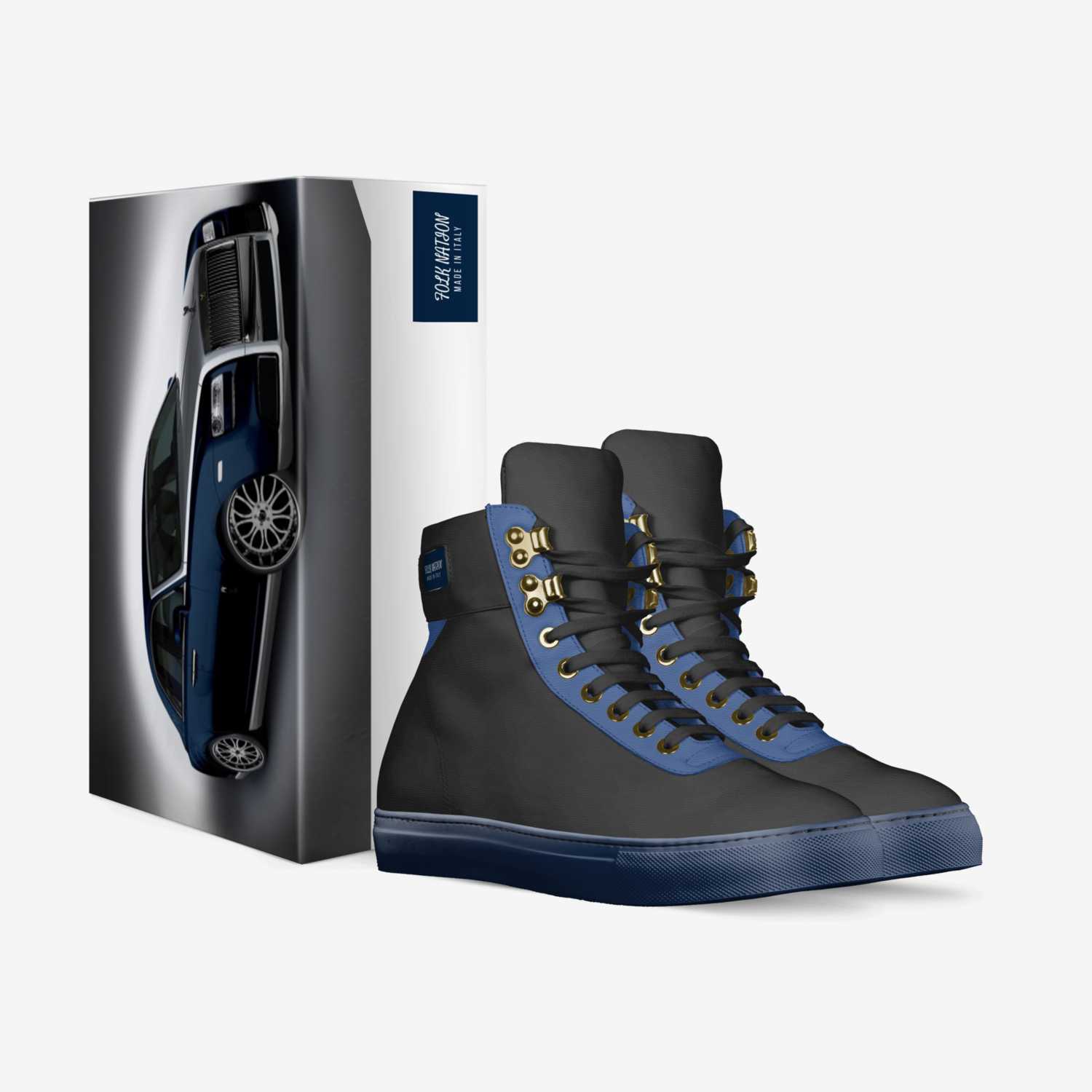 QAM YASHARAHLA custom made in Italy shoes by Alayahu Yahawashi | Box view