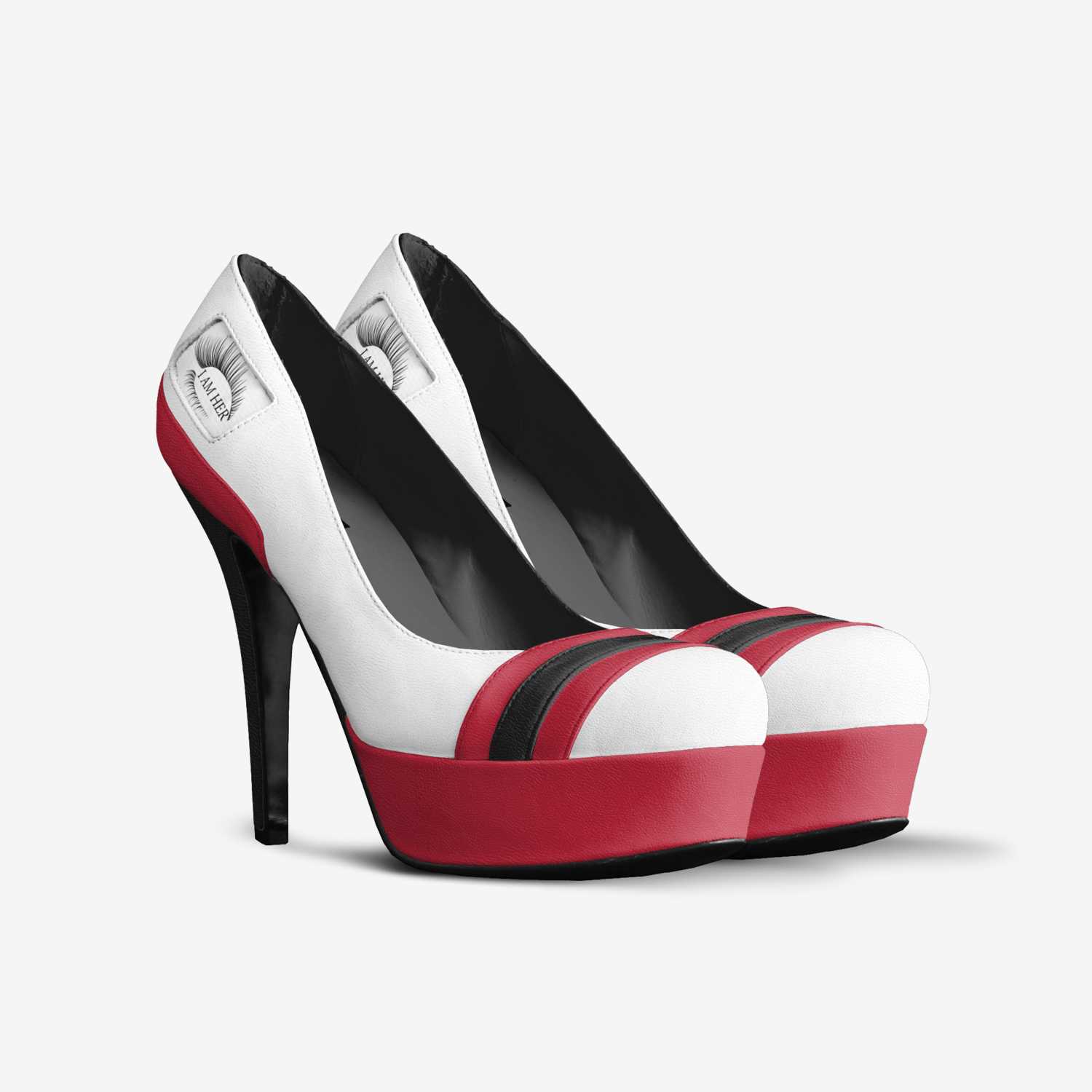 I am Her custom made in Italy shoes by Cenequa Nikkole Gaston | Double view
