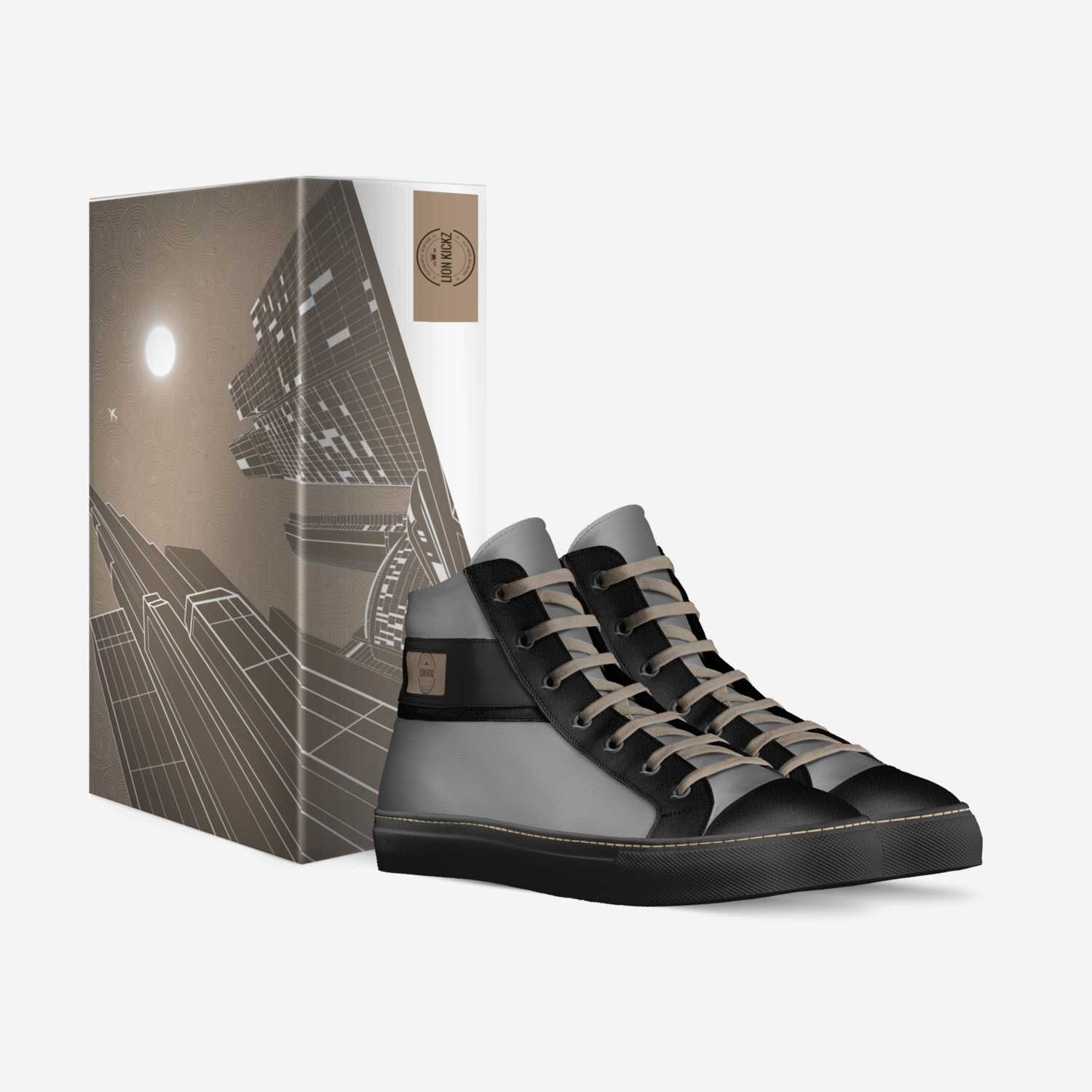Lion Kickz custom made in Italy shoes by Christopher Spears | Box view