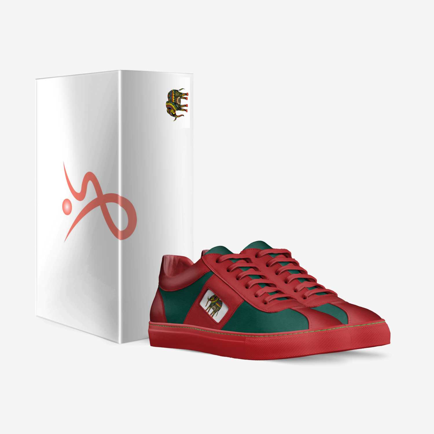 JS custom made in Italy shoes by Kenyetta Evans | Box view