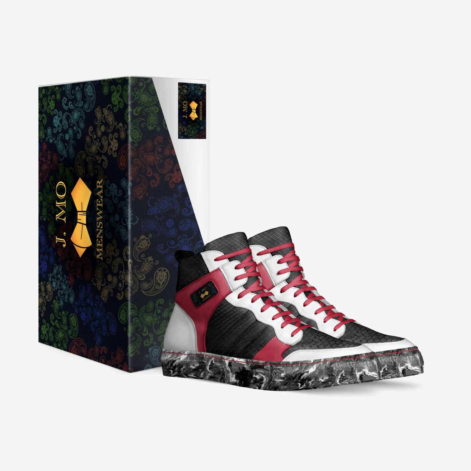J. Mo Menswear custom made in Italy shoes by James Moore | Box view