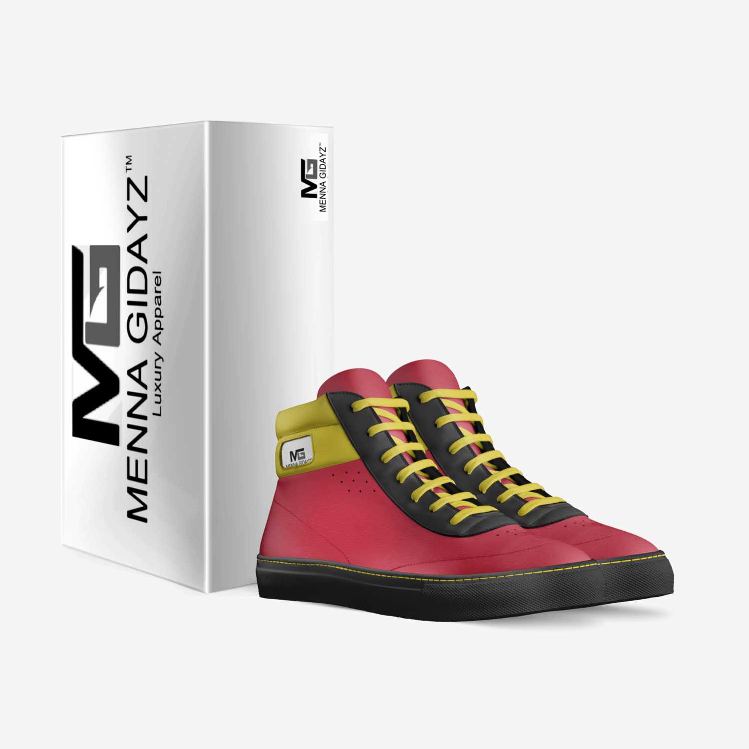 MENNA GIDAYZ custom made in Italy shoes by Jamma vanburan | Box view