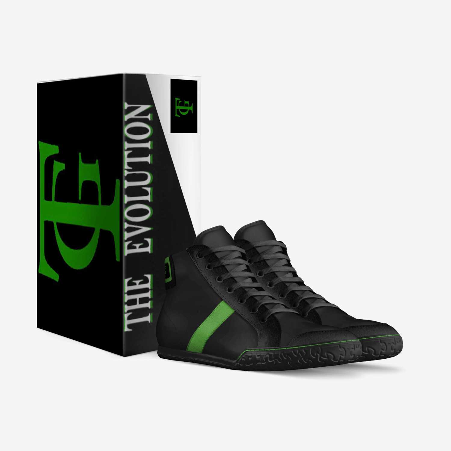 The Evolution custom made in Italy shoes by Tyrice Green | Box view