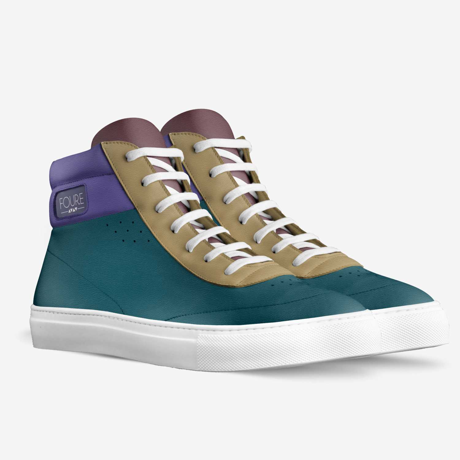 FOUR.E custom made in Italy shoes by Agency Aliveshoes | Double view