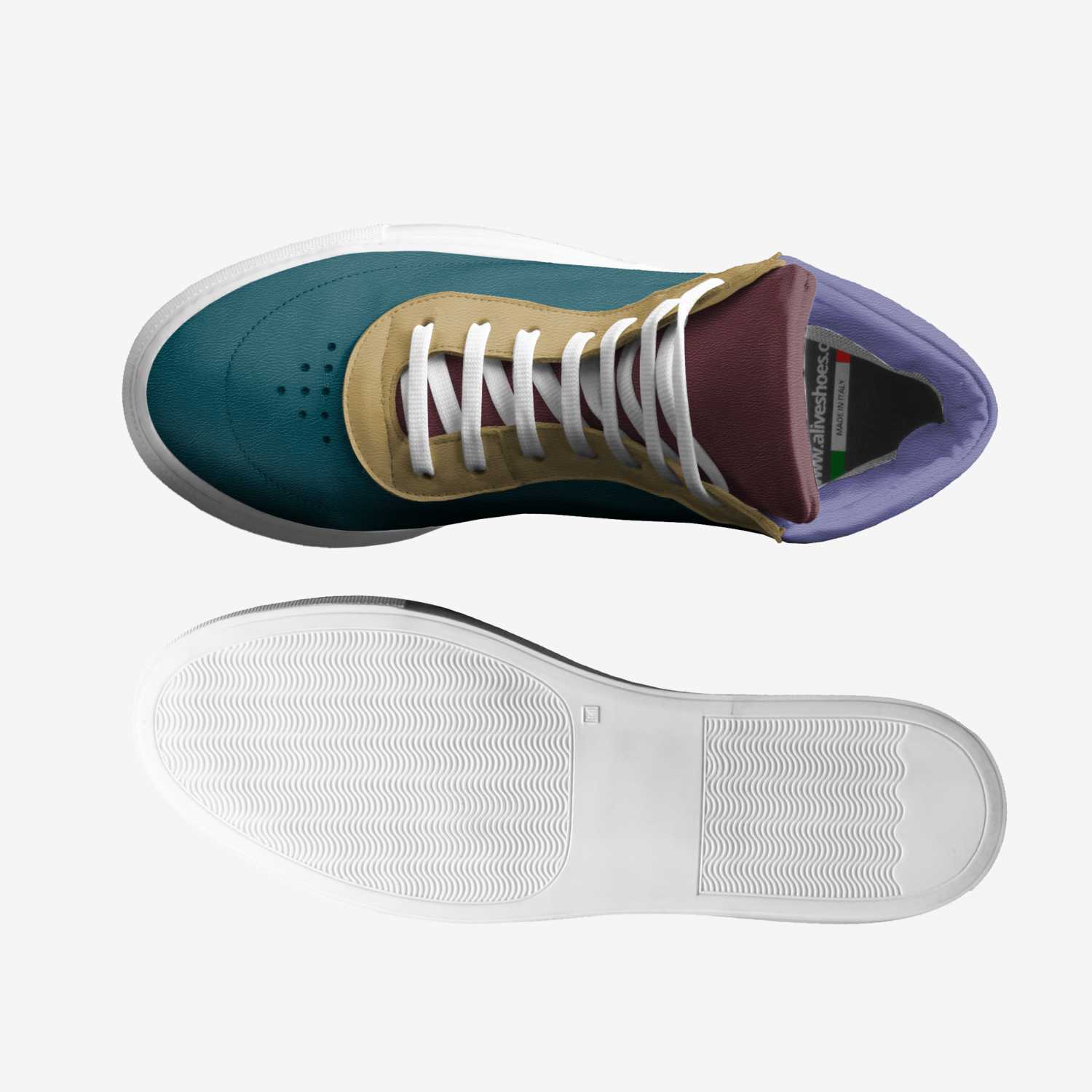 FOUR.E custom made in Italy shoes by Agency Aliveshoes | Top view