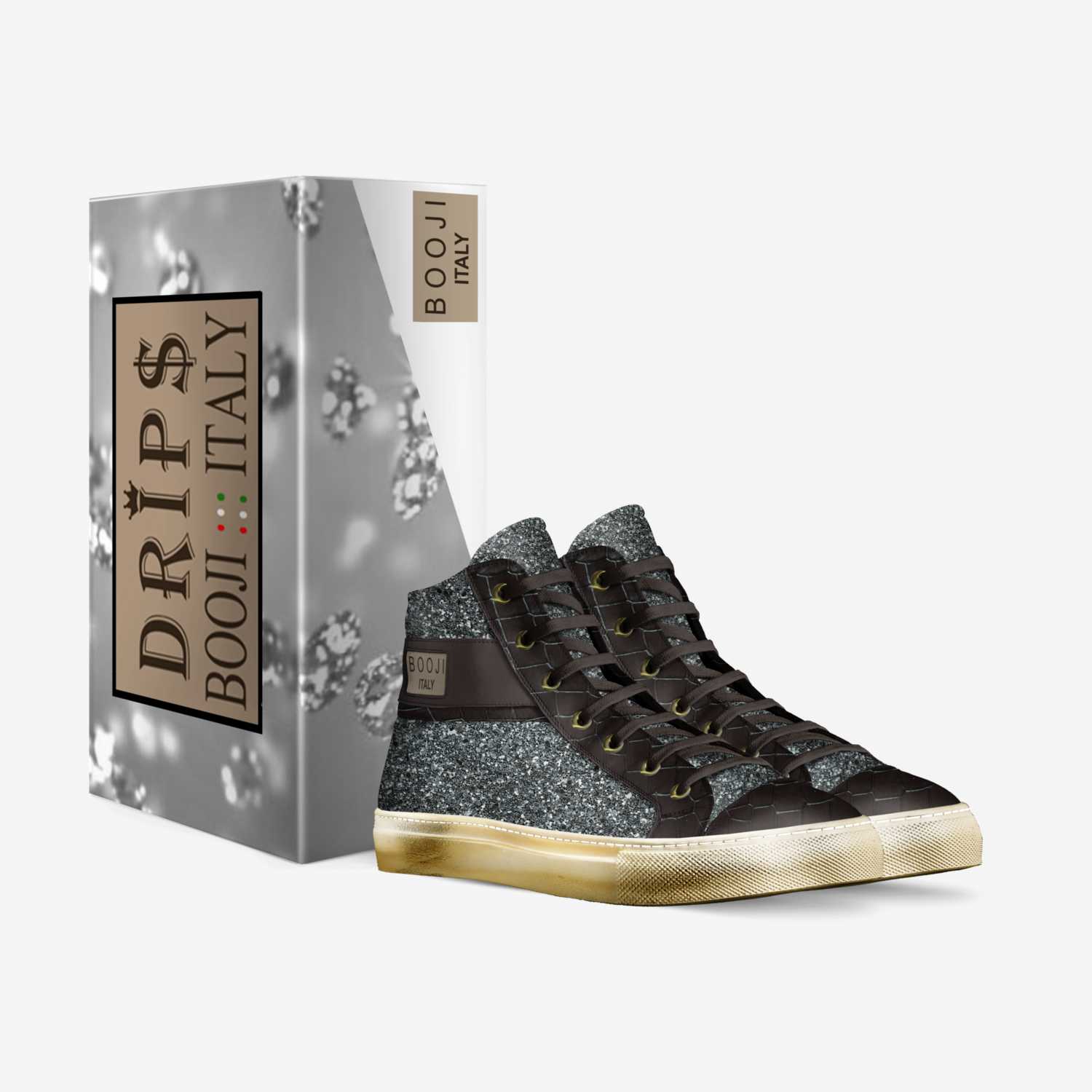 DRiP$ custom made in Italy shoes by Booji Italy | Box view