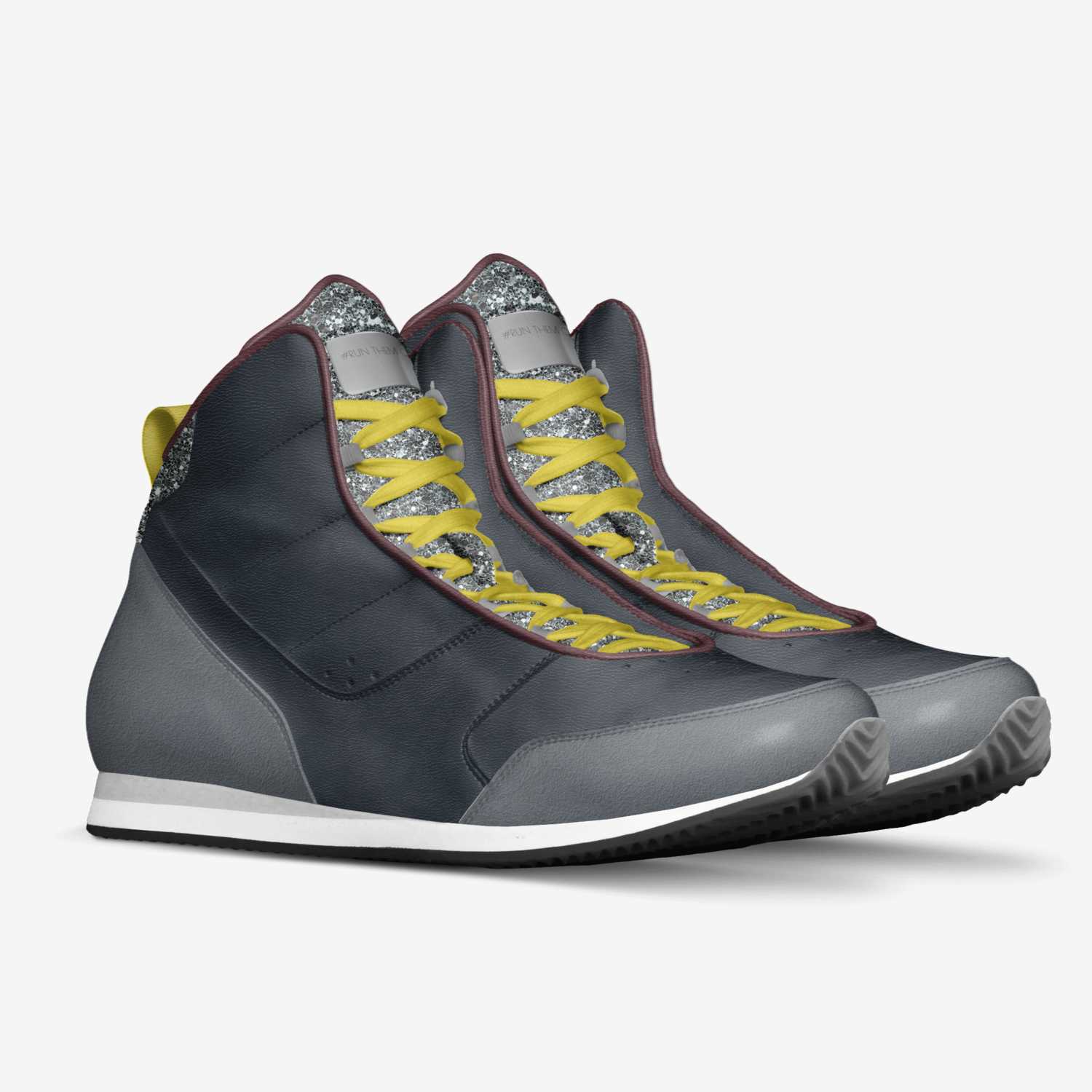 Run them Over custom made in Italy shoes by Chrissi Theodorakakos | Double view