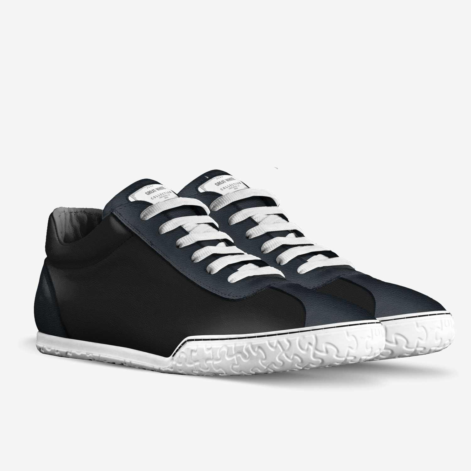 Great White custom made in Italy shoes by Derek White | Double view