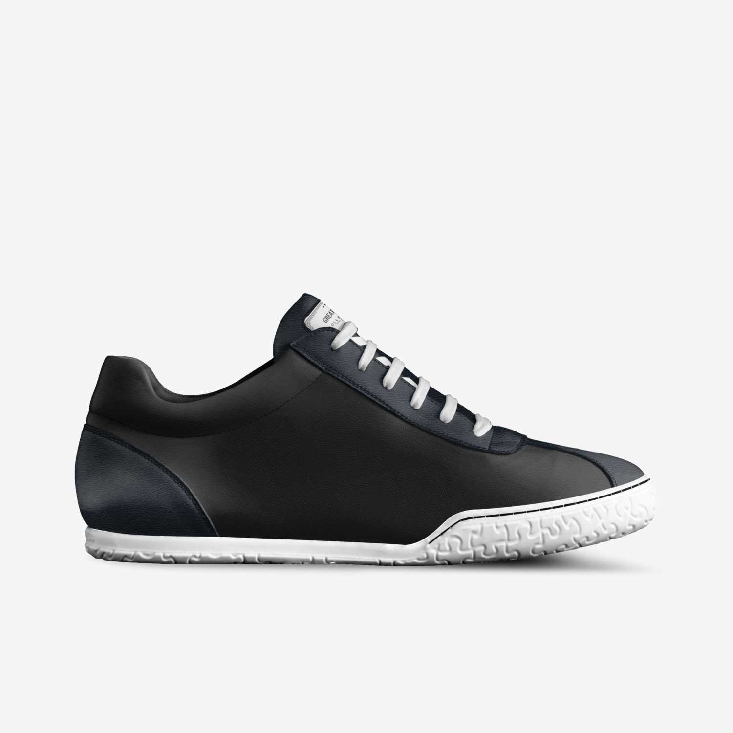 Great White custom made in Italy shoes by Derek White | Side view