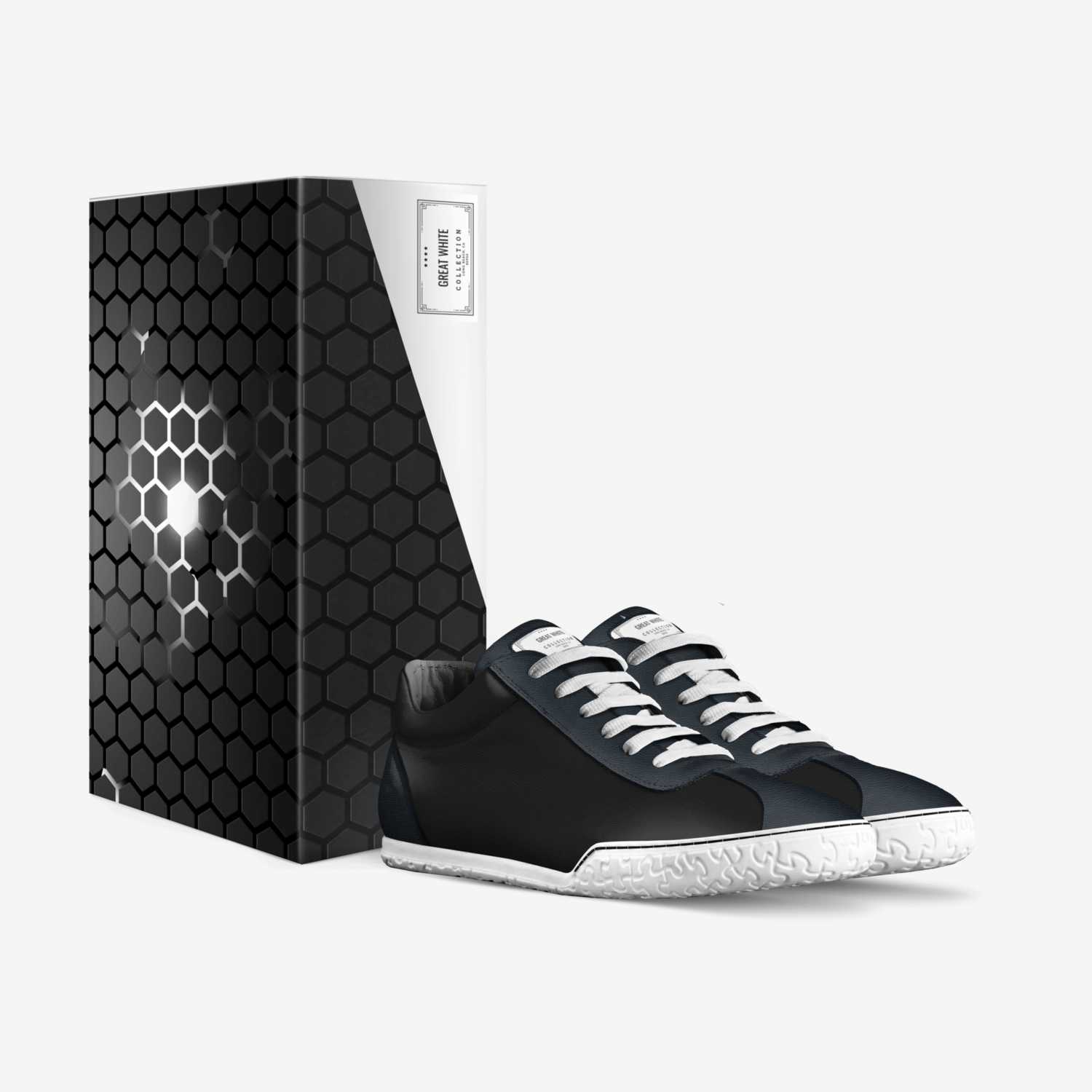 Great White custom made in Italy shoes by Derek White | Box view