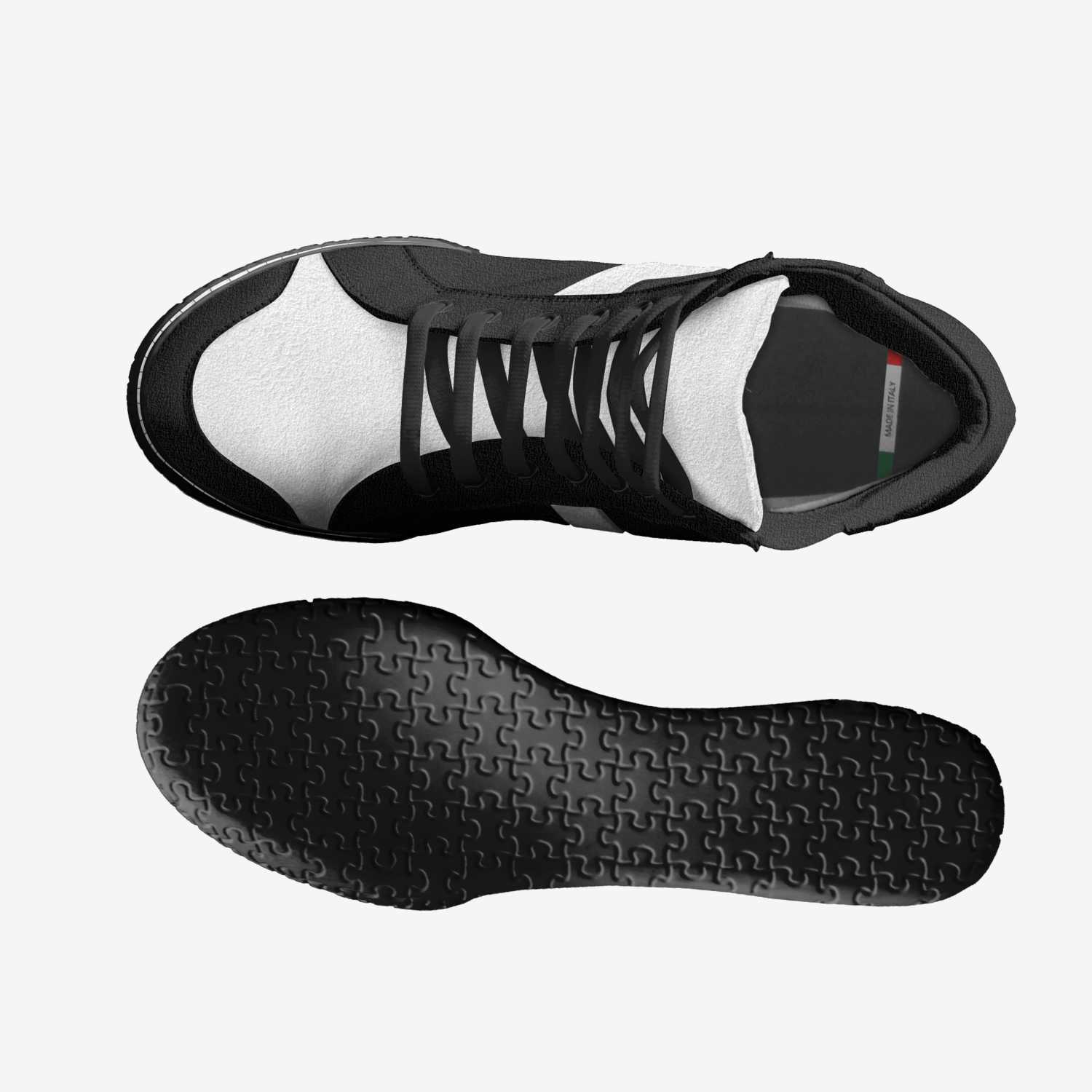 WAR BOXING custom made in Italy shoes by Rayco Saunders™ | Top view