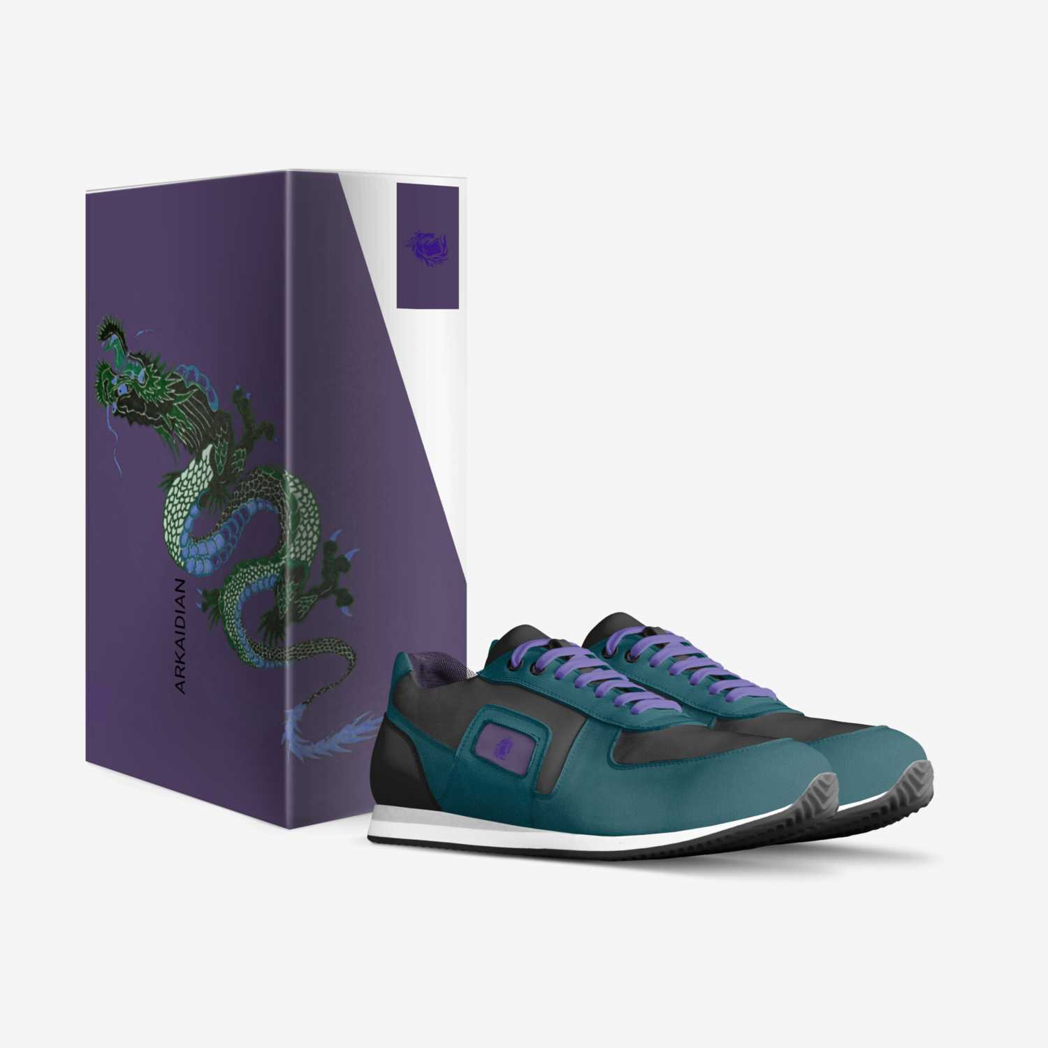 Arkaidian custom made in Italy shoes by Arkaidian Black | Box view