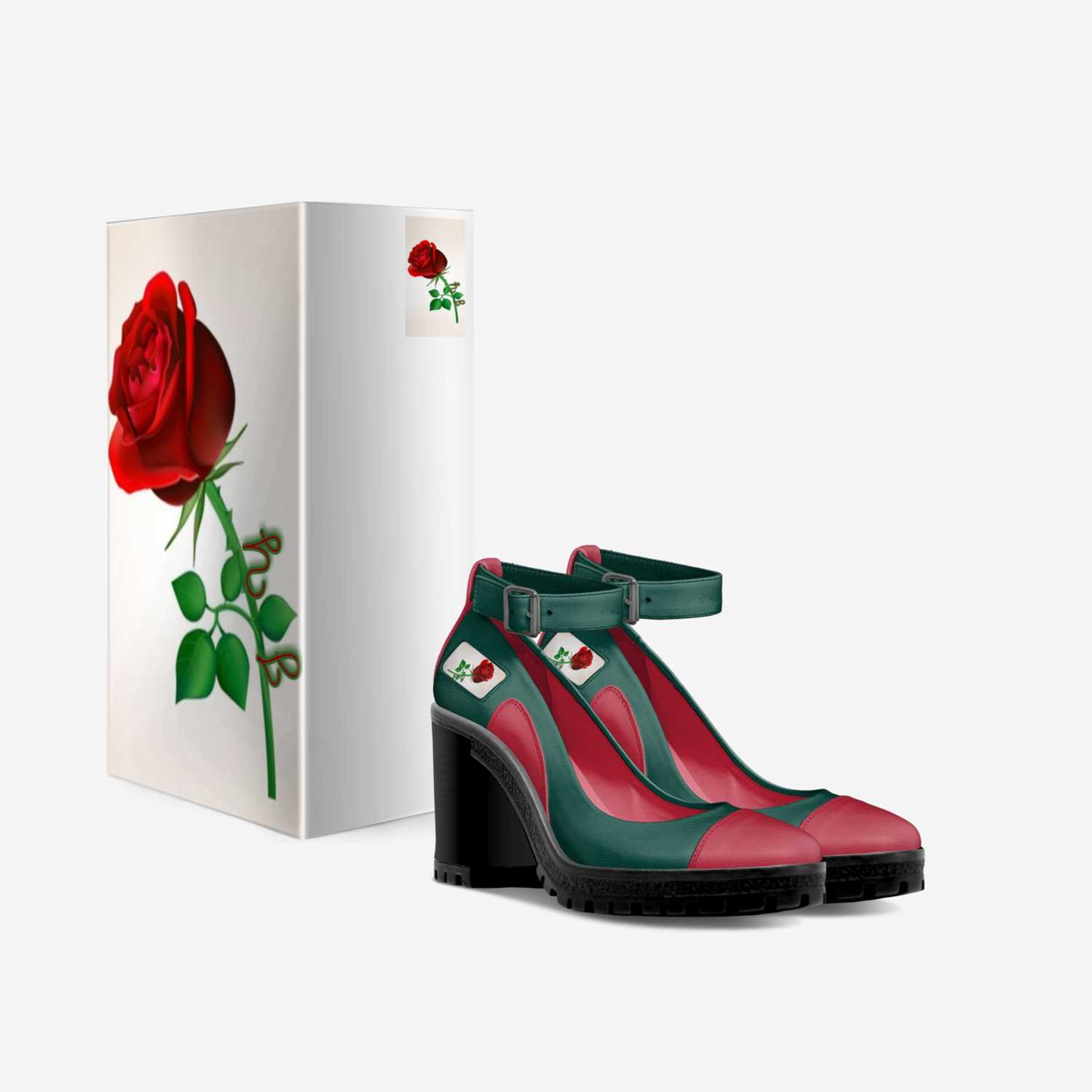 RoseJoy custom made in Italy shoes by Work Grind Hustle Apperal | Box view