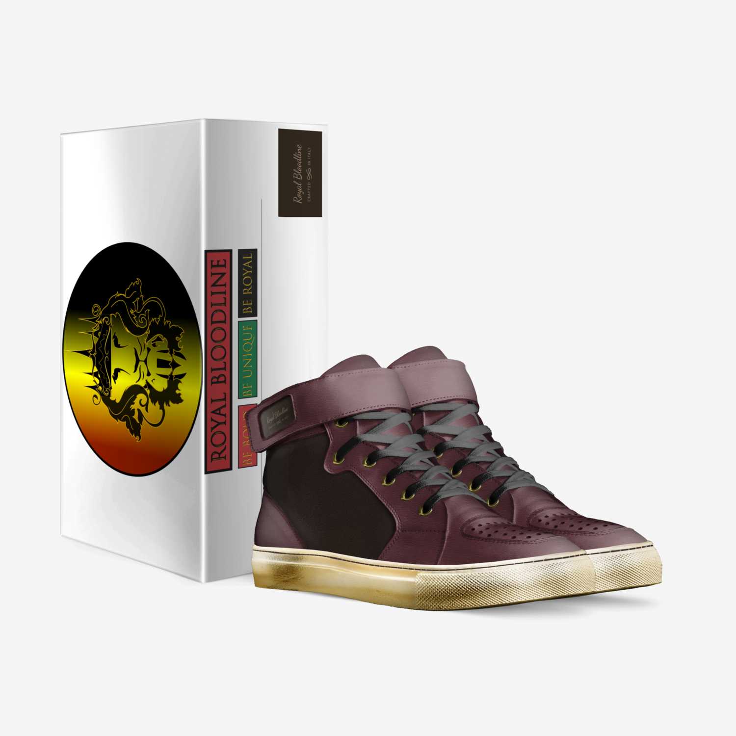 Royal Bloodline custom made in Italy shoes by Jt Mitchum | Box view