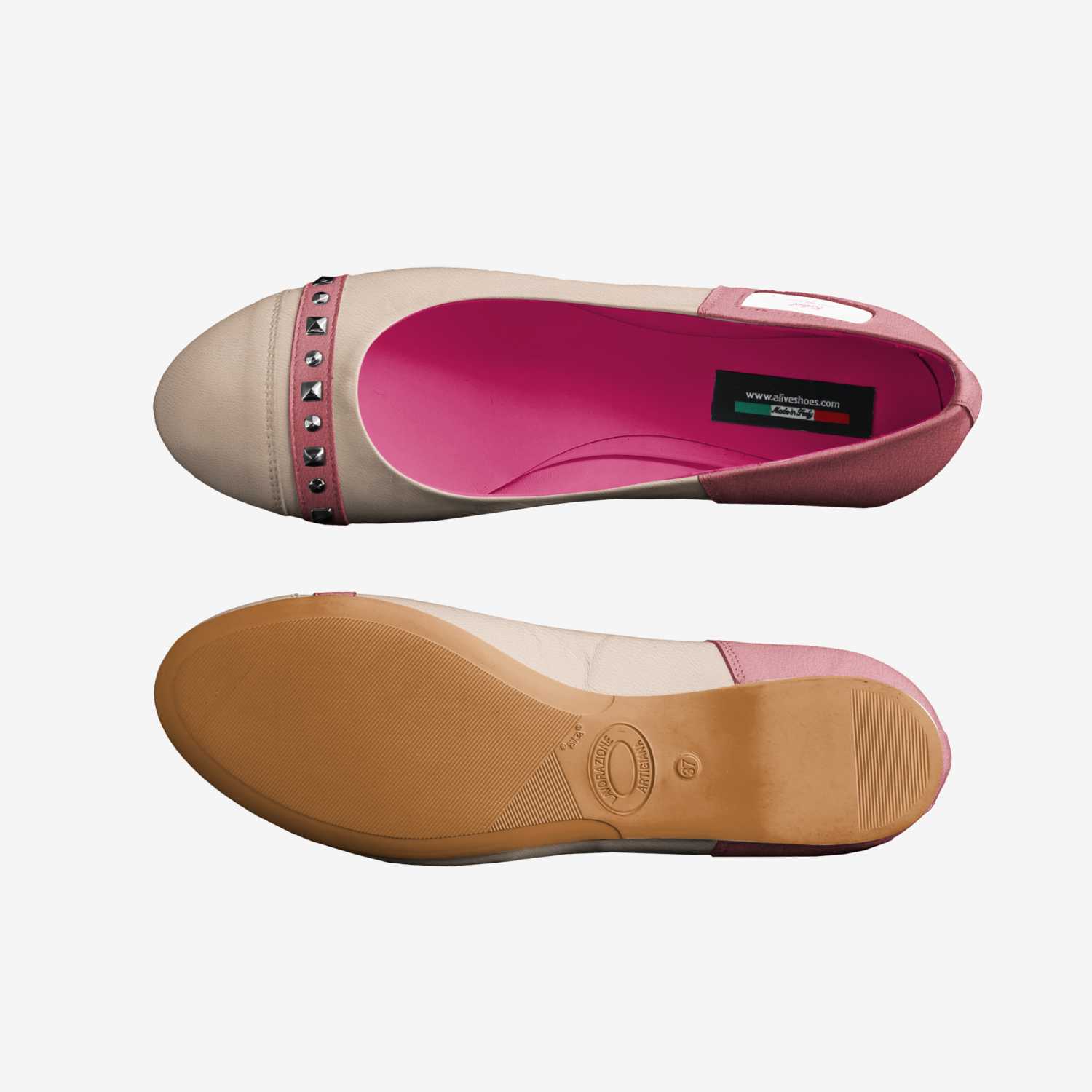 Kekel custom made in Italy shoes by Kerry Ann Lambie | Top view